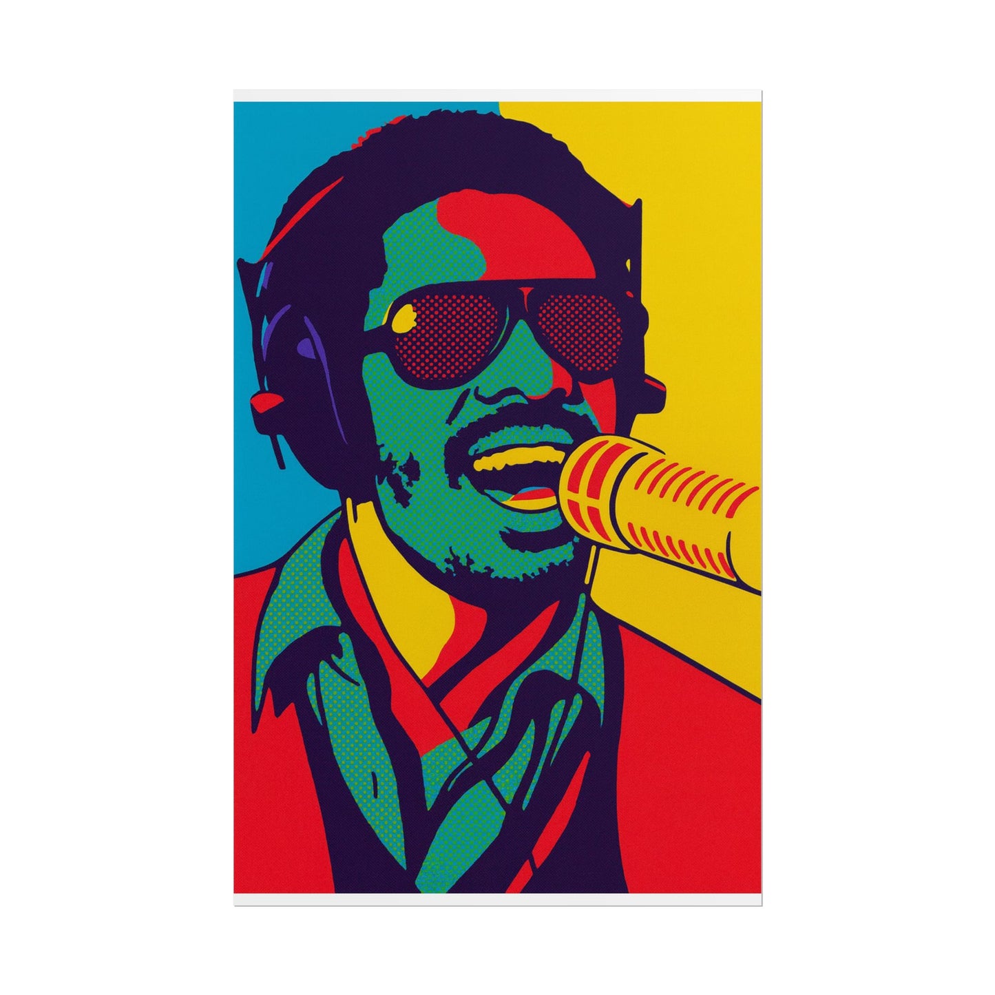 Stevie Wonder Pop Art Poster