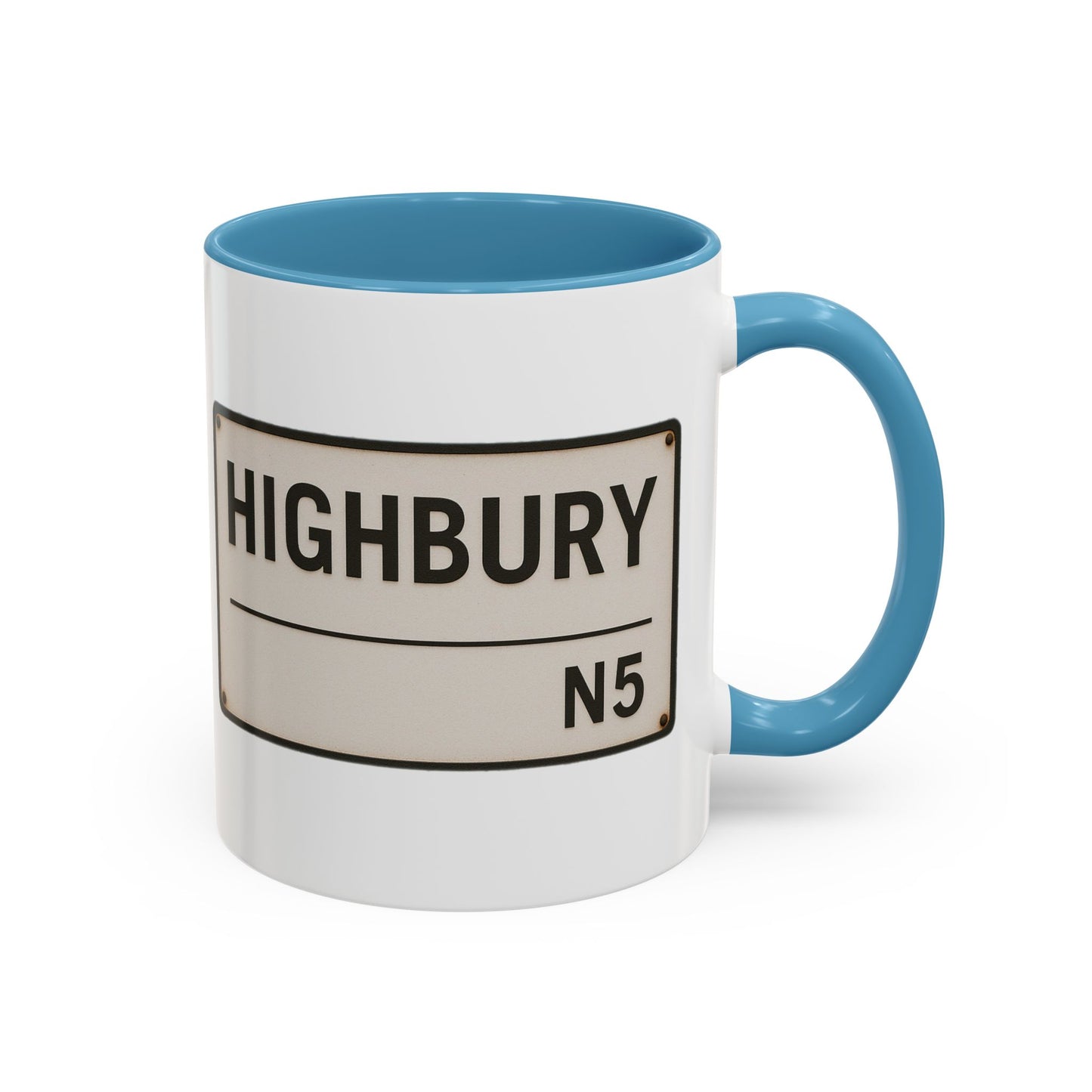 Highbury Arsenal Road Sign Mug