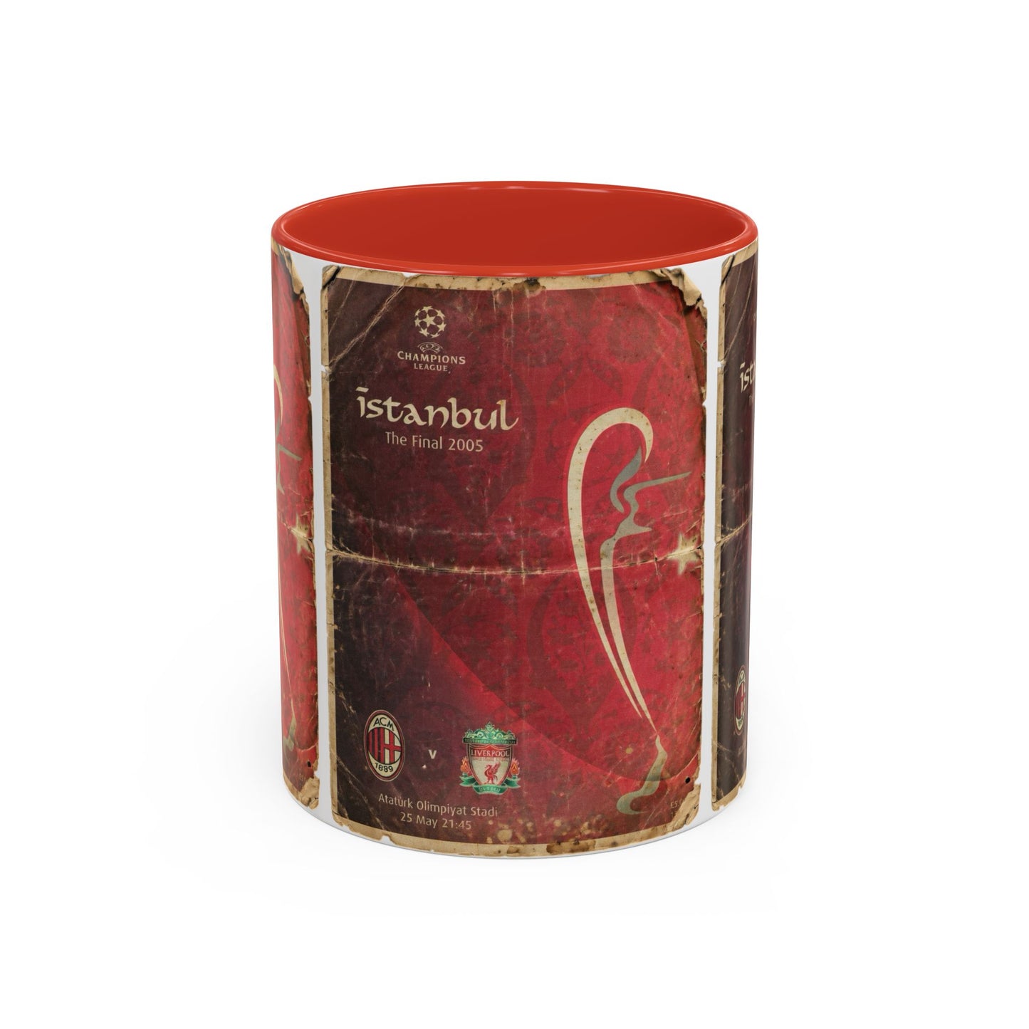 2005 UCL Final Liverpool AC Milan Poster Coffee Mug (11, 15oz)