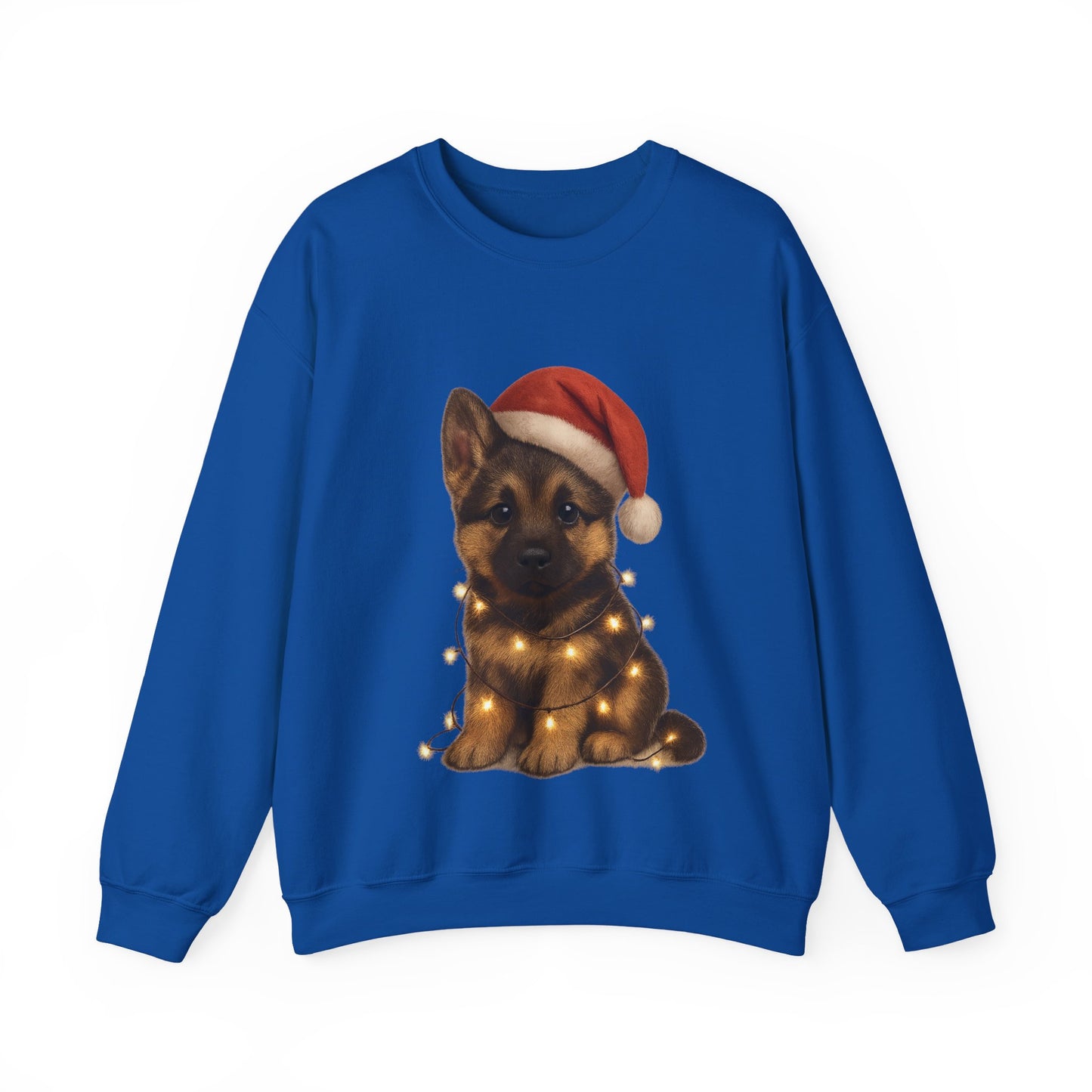 Alsatian Puppy Christmas Dog Sweatshirt