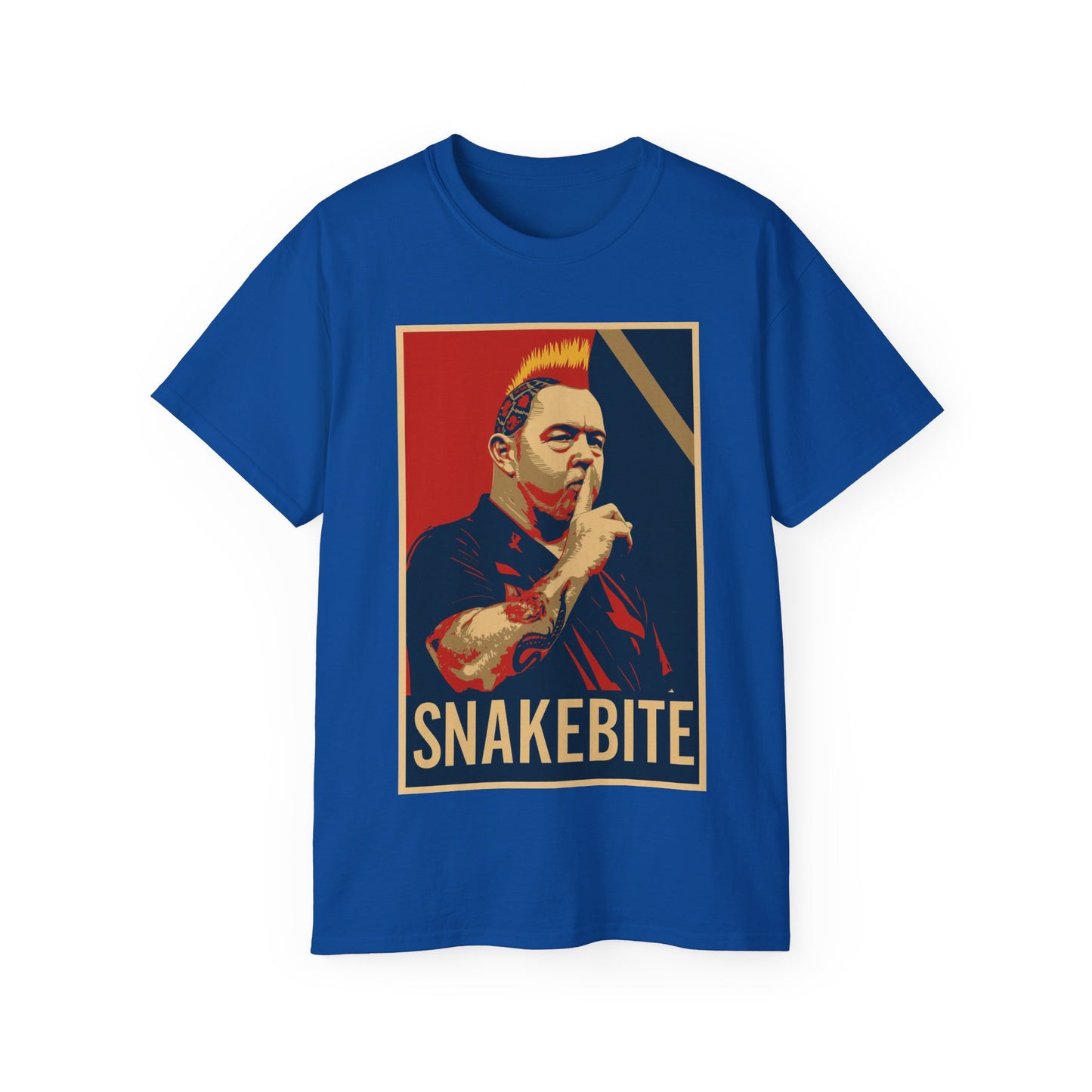 Peter Wright Snakebite Shhh Darts T-Shirt