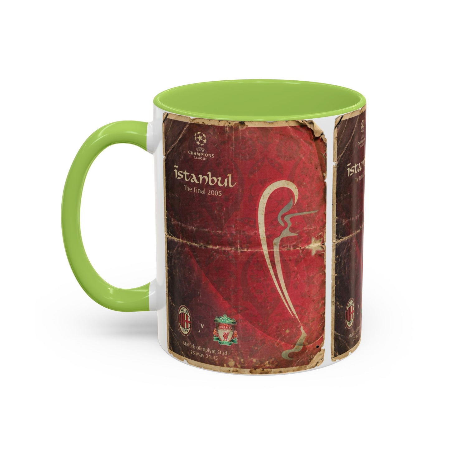 2005 UCL Final Liverpool AC Milan Poster Coffee Mug (11, 15oz)