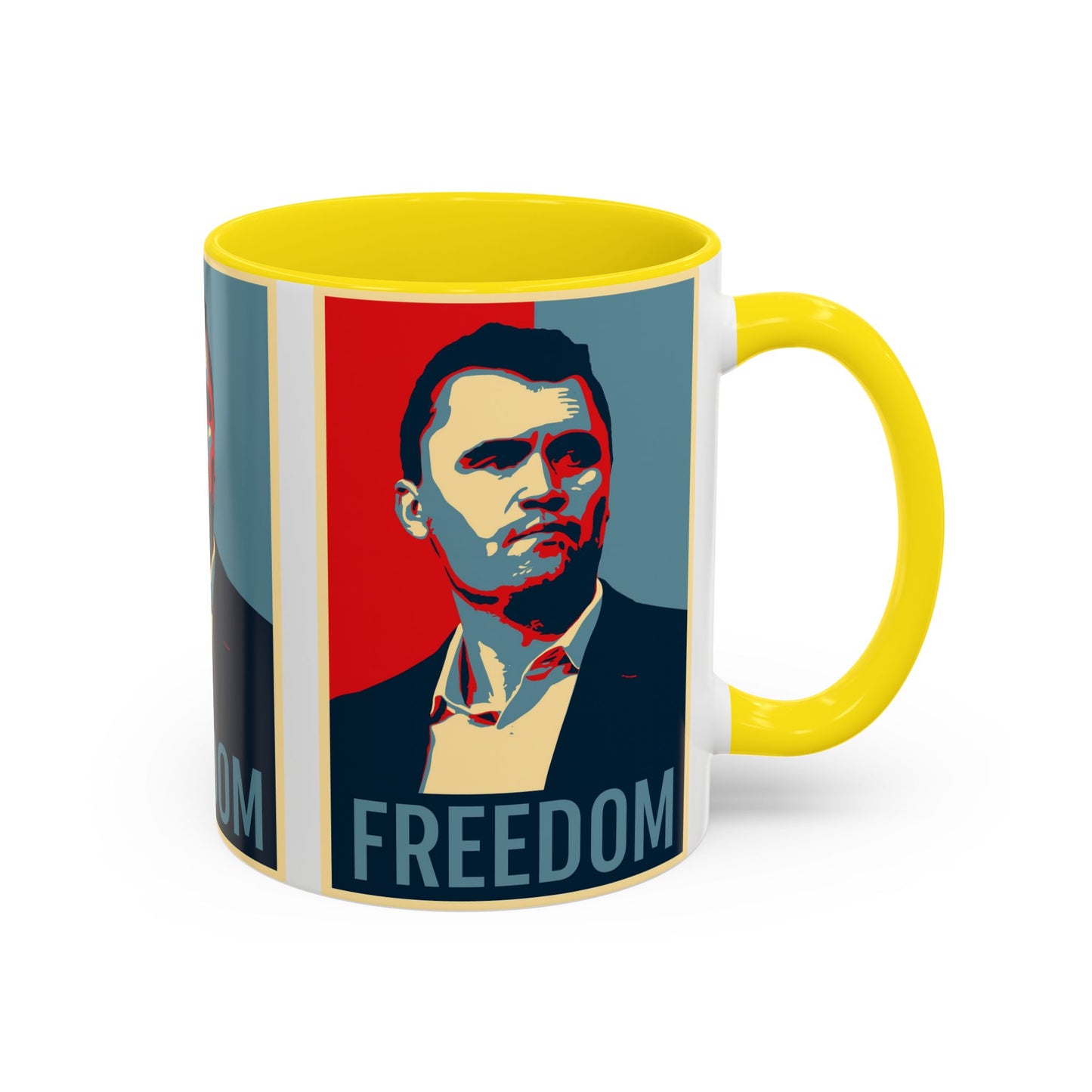 Charlie Kirk Hope Freedom Mug