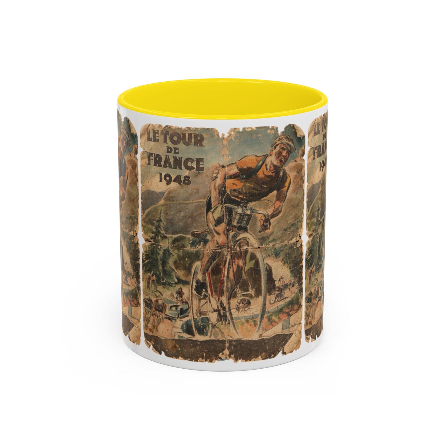 Tour De France 1948 Poster Coffee Mug (11, 15oz)