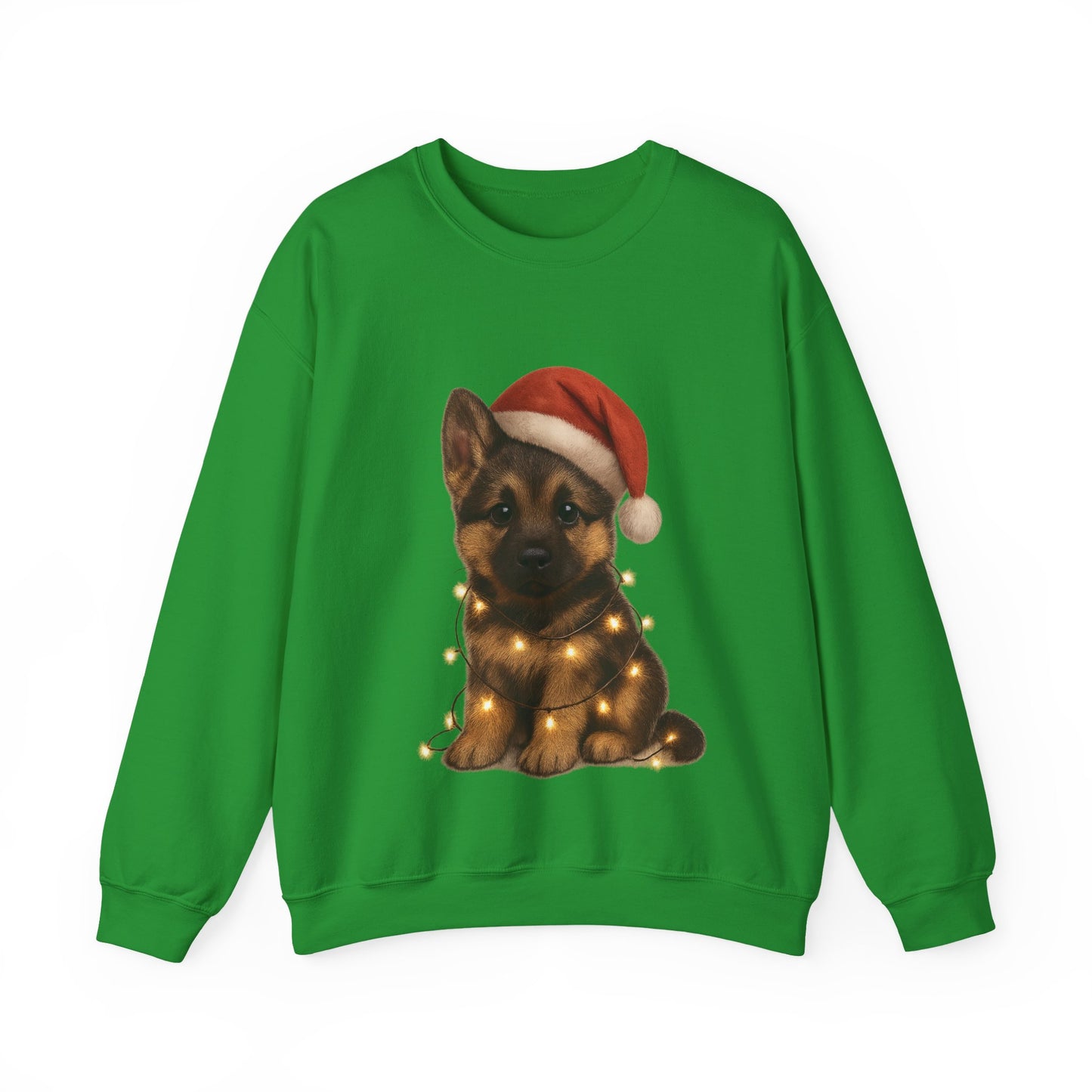 Alsatian Puppy Christmas Dog Sweatshirt