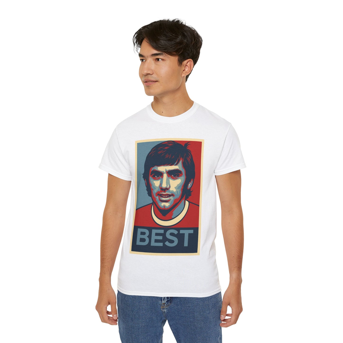 George Best Hope Poster T-Shirt - Manchester United
