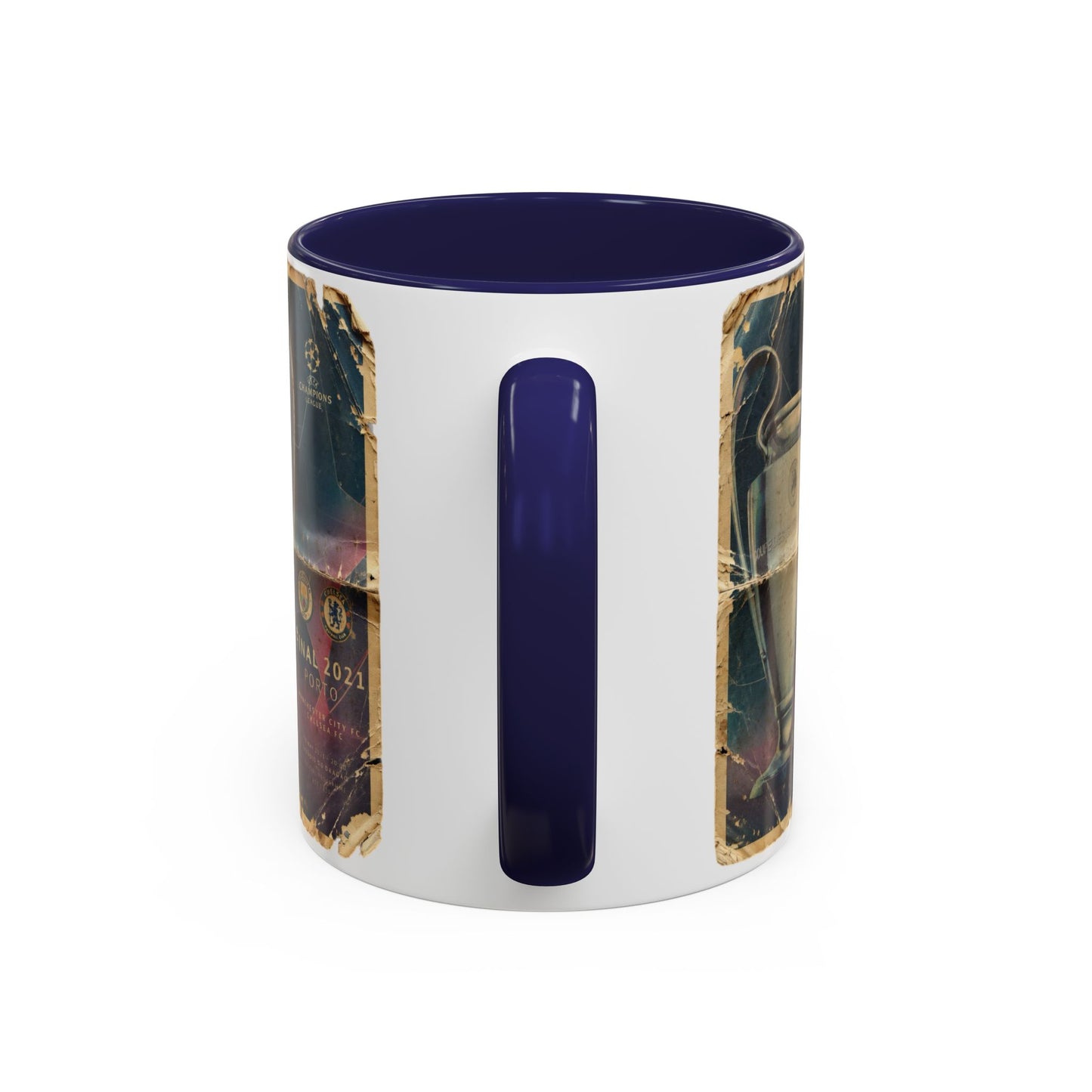 2021 UCL Final Chelsea Manchester City Poster Accent Coffee Mug (11, 15oz)