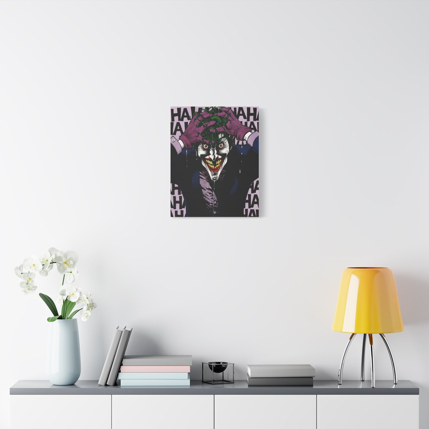 Joker Cartoon Canvas Art