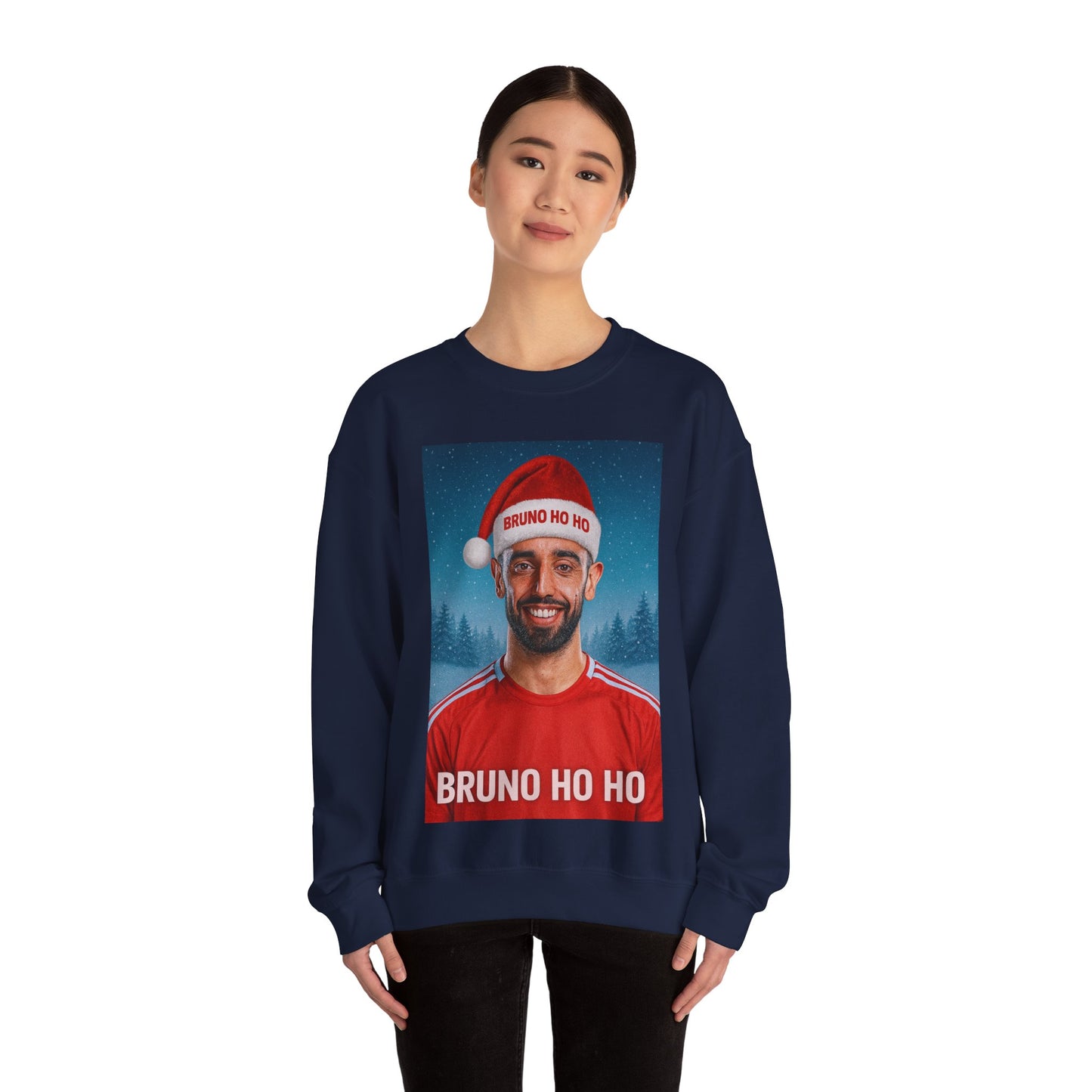 Bruno Ho Ho Ho Bruno Fernandes Manchester United Christmas Jumper