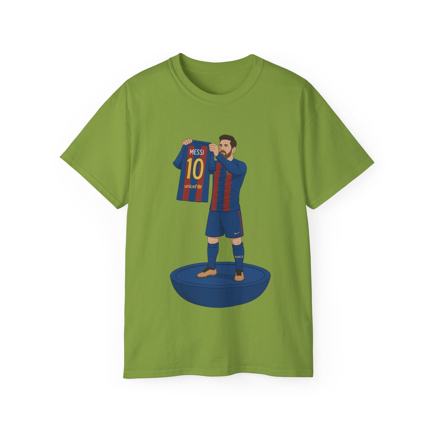 Lionel Messi Cartoon Subbuteo T-Shirt - Barcelona
