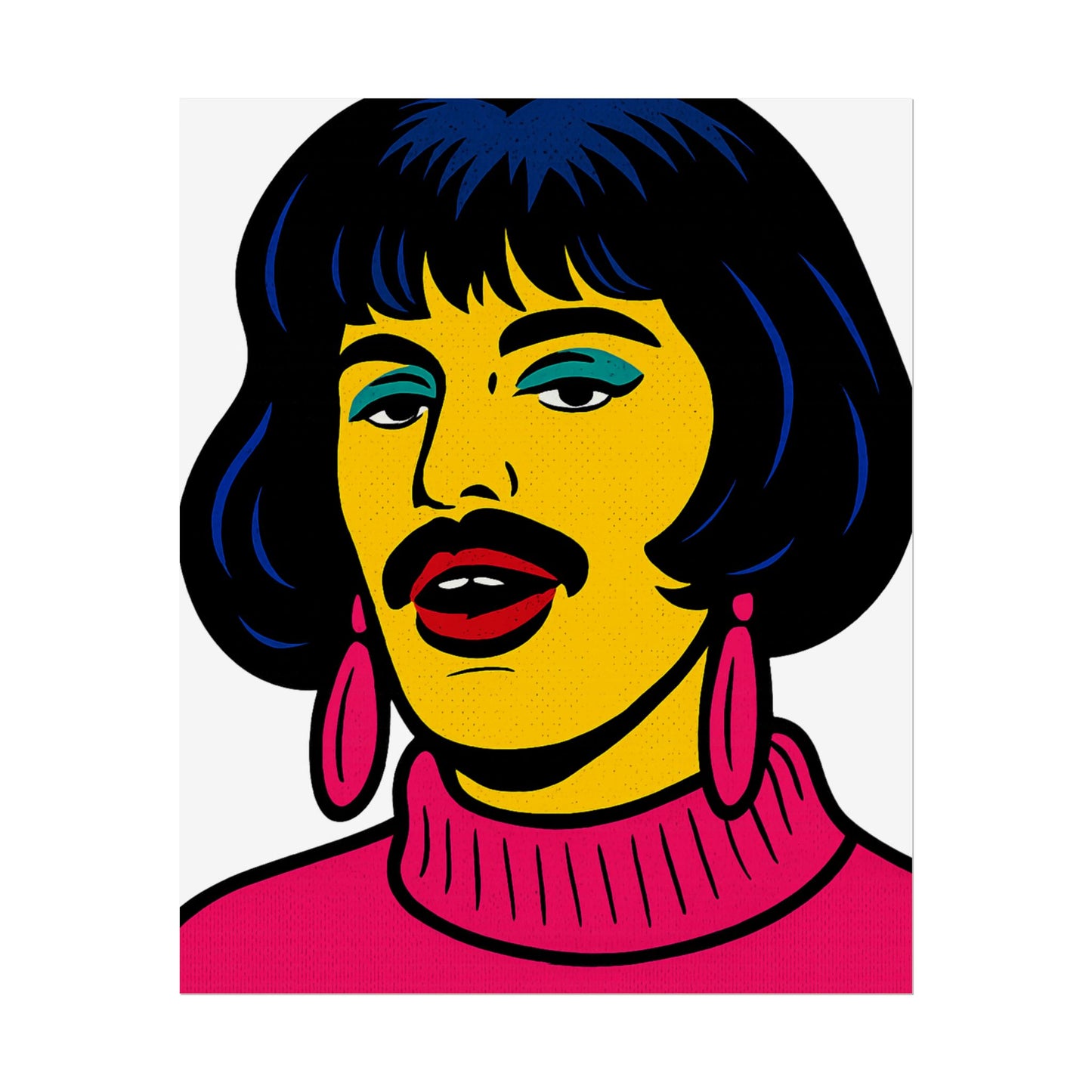 Mercury Pop Art I Want To Break Free Poster