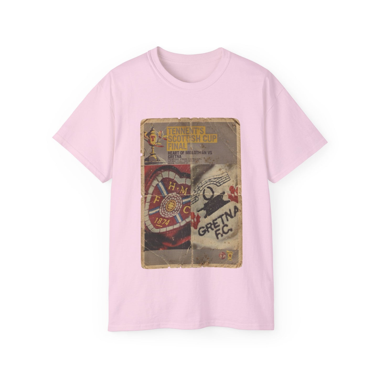 2006 Scottish Challenge Cup Final Hearts Gretna Unisex Ultra Cotton Tee