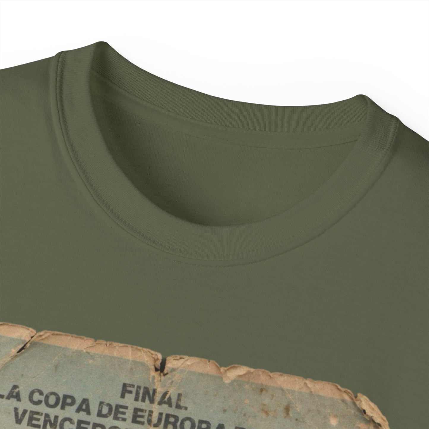 1983 European Cup Winners Cup Final Aberdeen Real Madrid Poster Unisex Ultra Cotton Tee