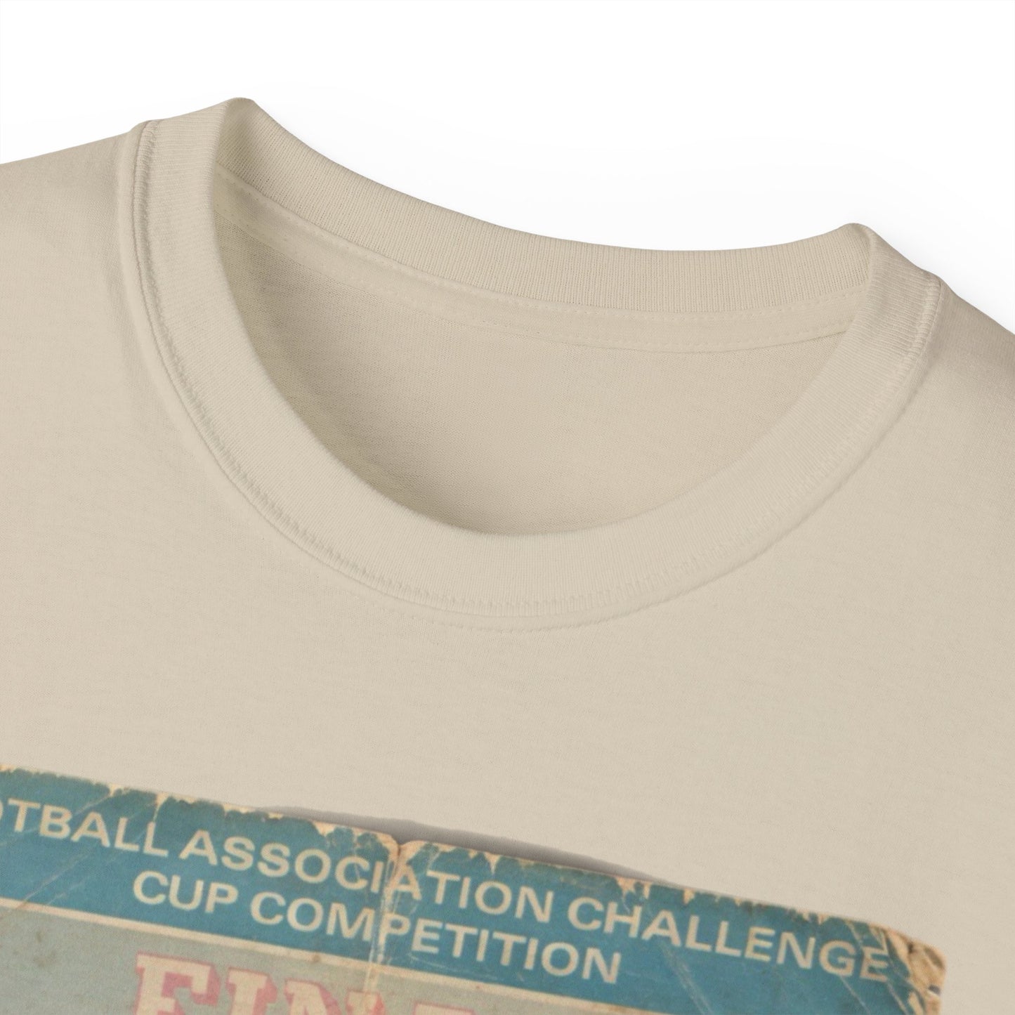 1975 FA Cup Final Programme Poster West Ham Fulham Unisex Ultra Cotton Tee