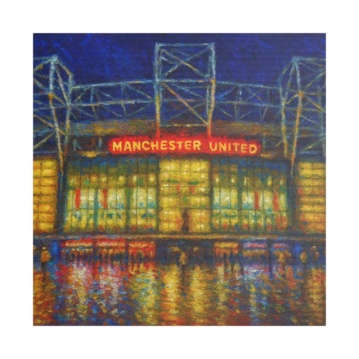 Manchester United Old Trafford Art Print Canvas