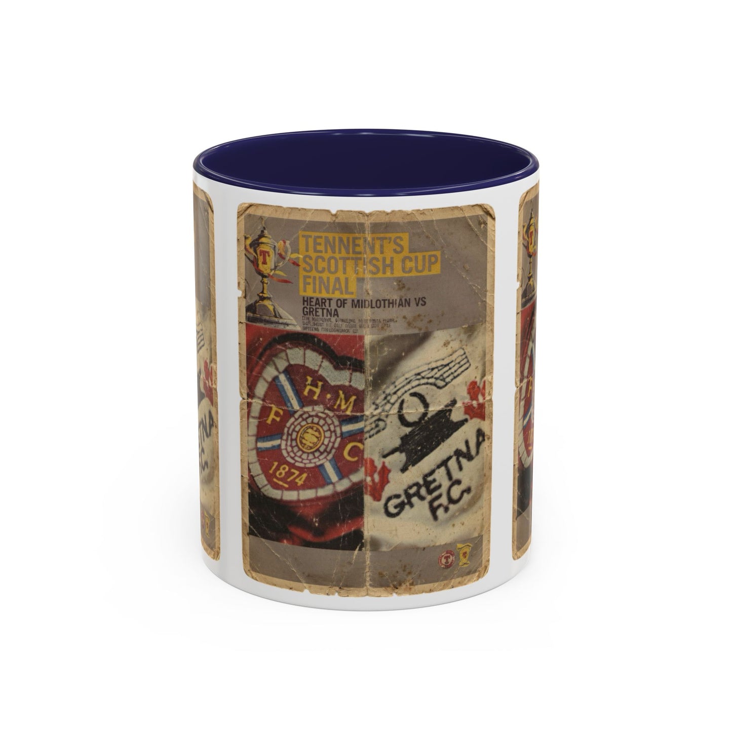 2006 Scottish Challenge Cup Final Hearts Gretna Accent Coffee Mug (11, 15oz)
