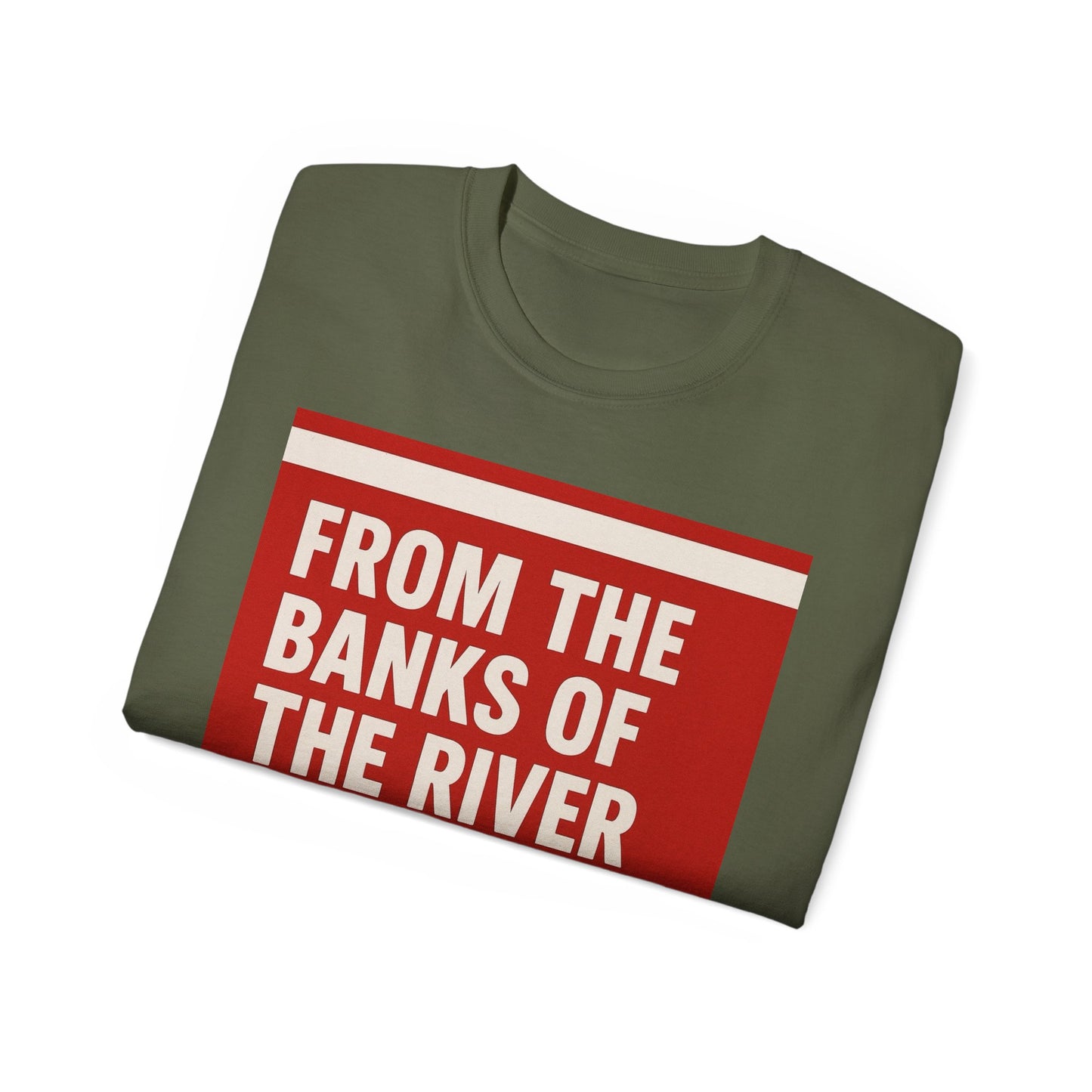 Manchester United From The Banks Of The River Irwell T-Shirt