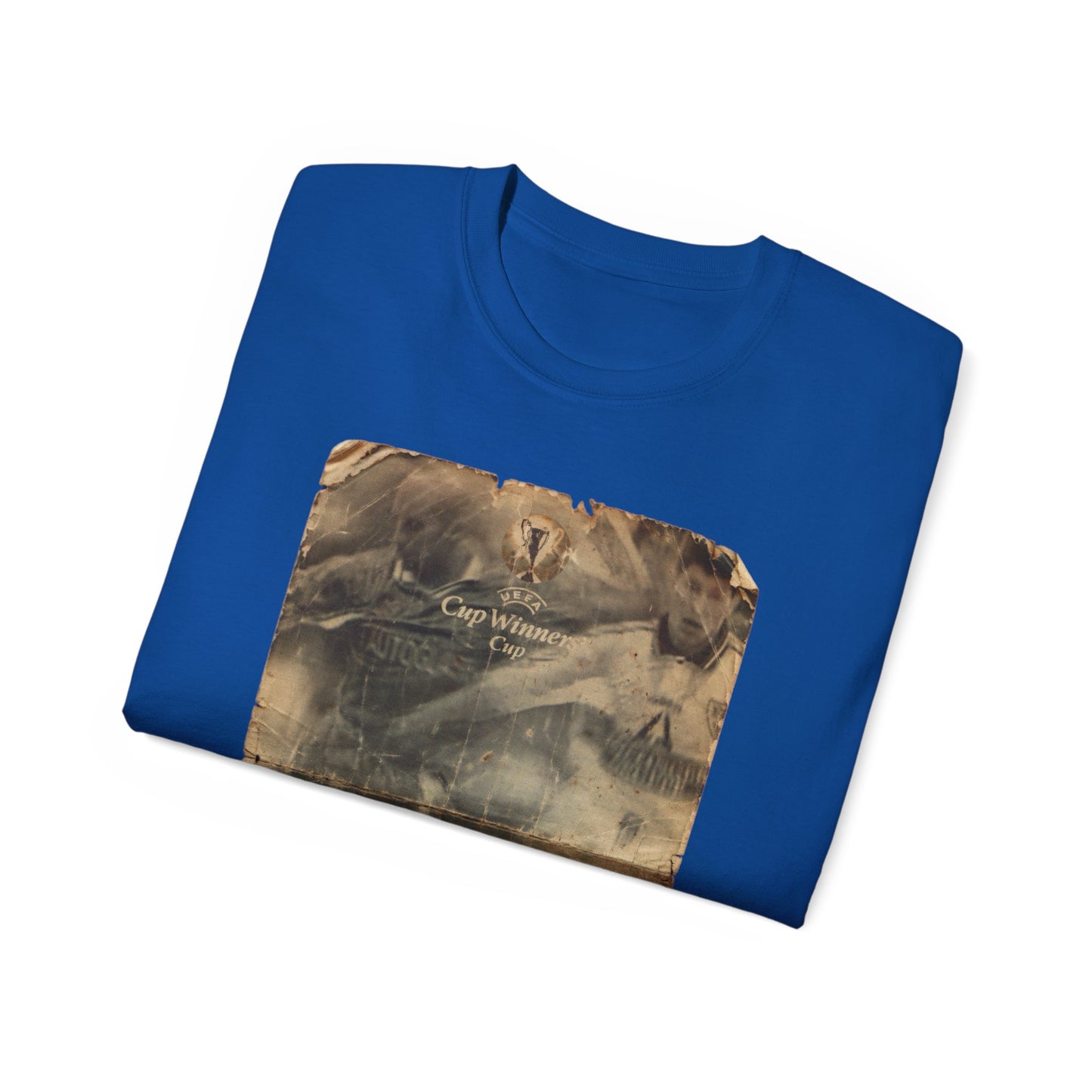 1998 European Cup Winners Cup Final Chelsea Stuttgart Poster Unisex Ultra Cotton Tee