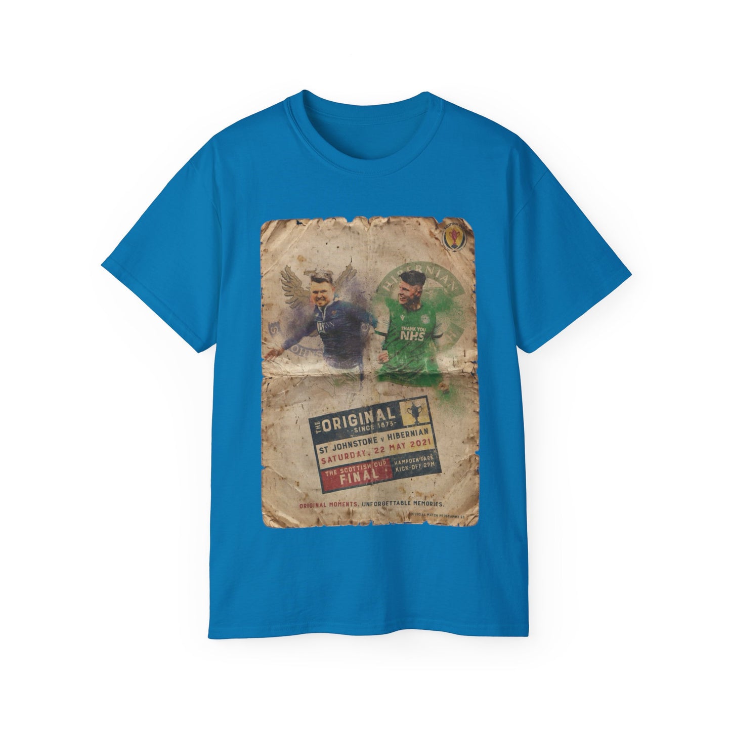 2021 Scottish challenge cup final St Johnstone Hibernian Programme Poster Unisex Ultra Cotton Tee
