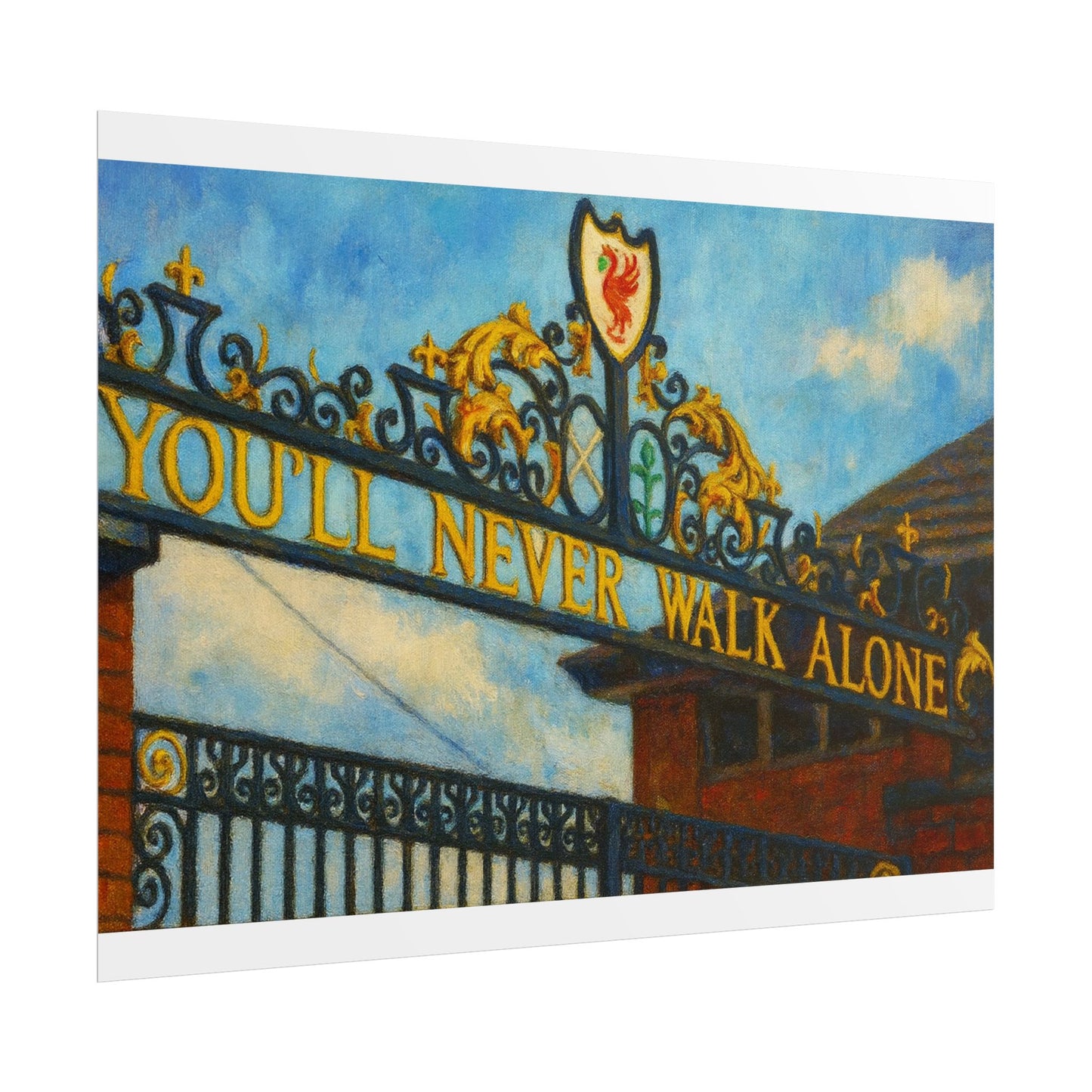 Liverpool FC Shankly Gates Art Poster