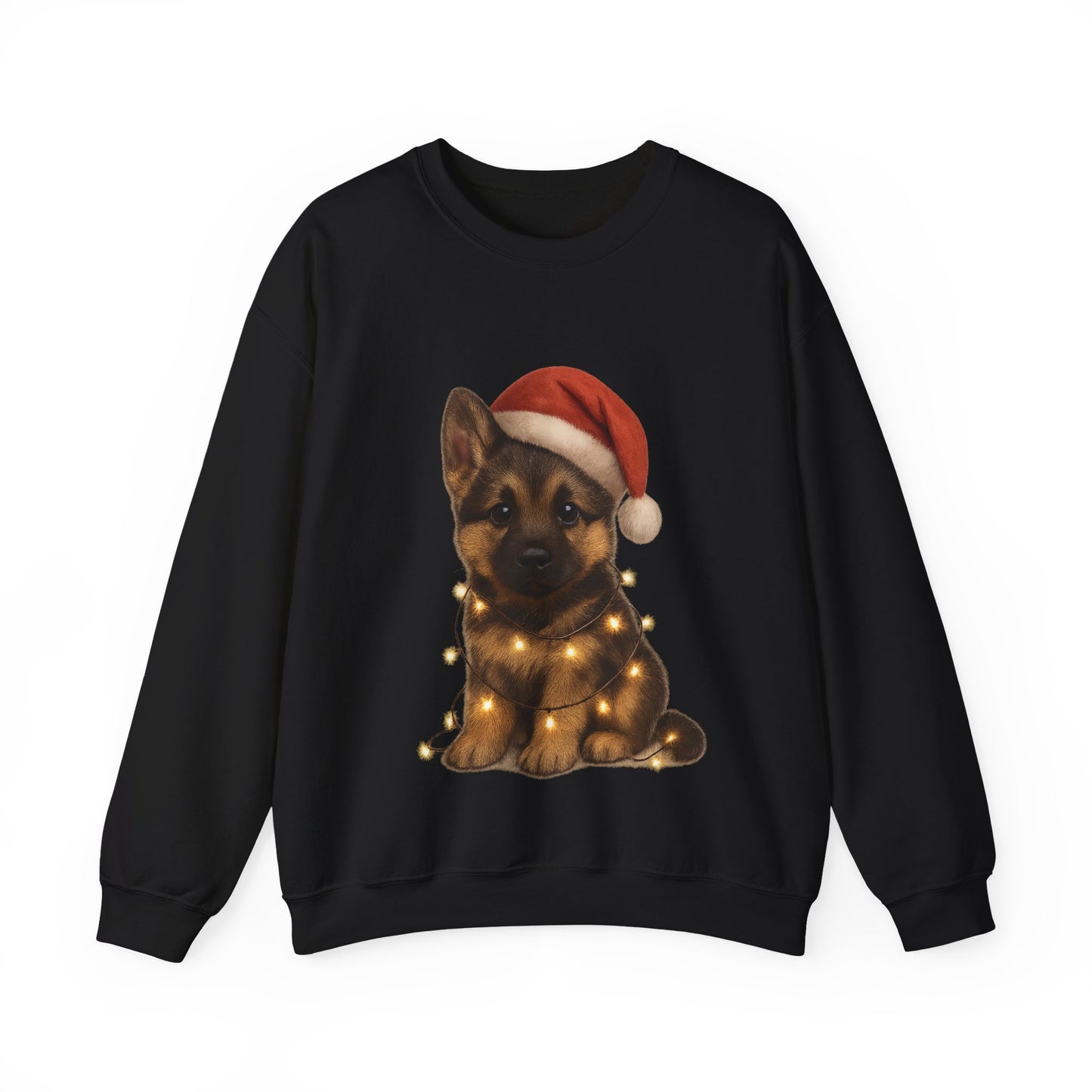 Alsatian Puppy Christmas Dog Sweatshirt