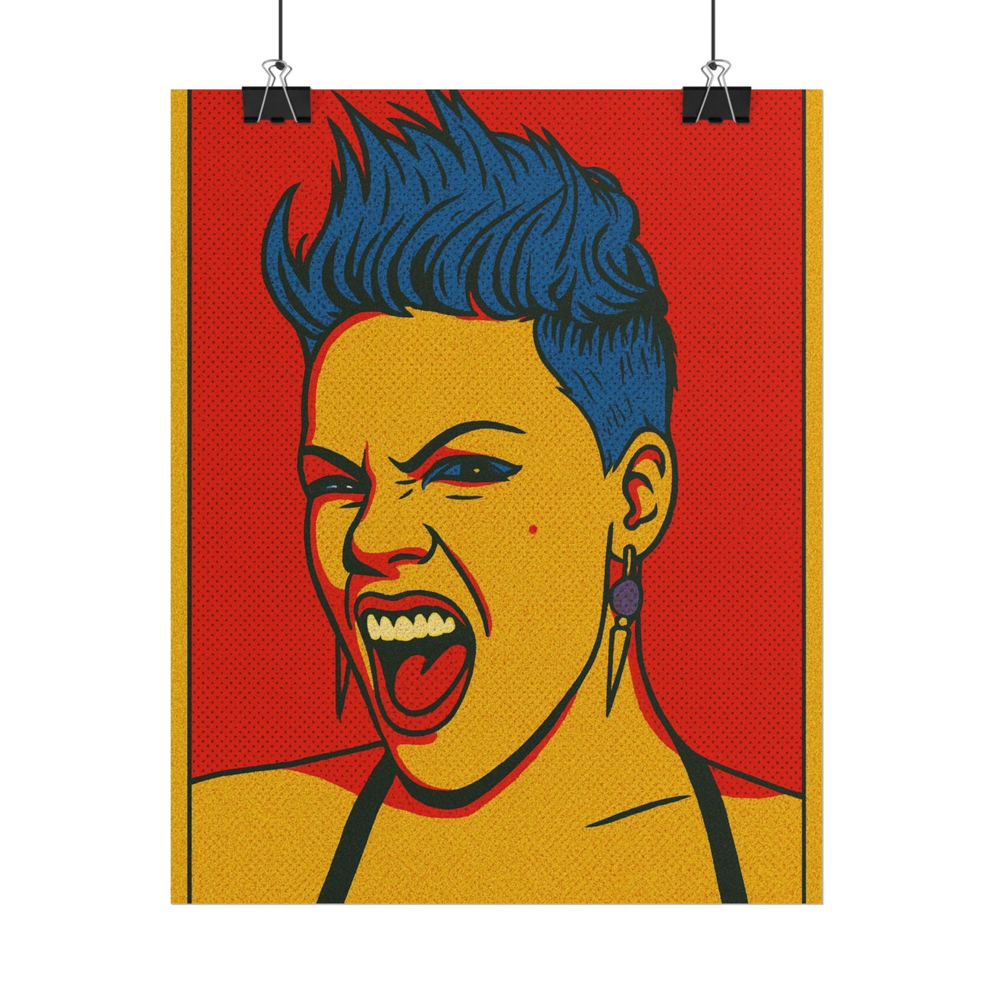 Pink Pop Art Poster