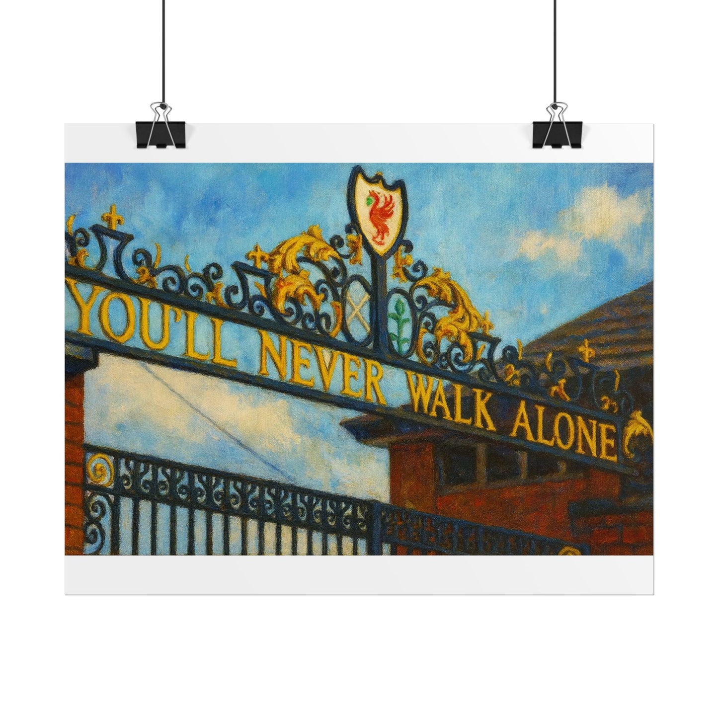 Liverpool FC Shankly Gates Art Poster