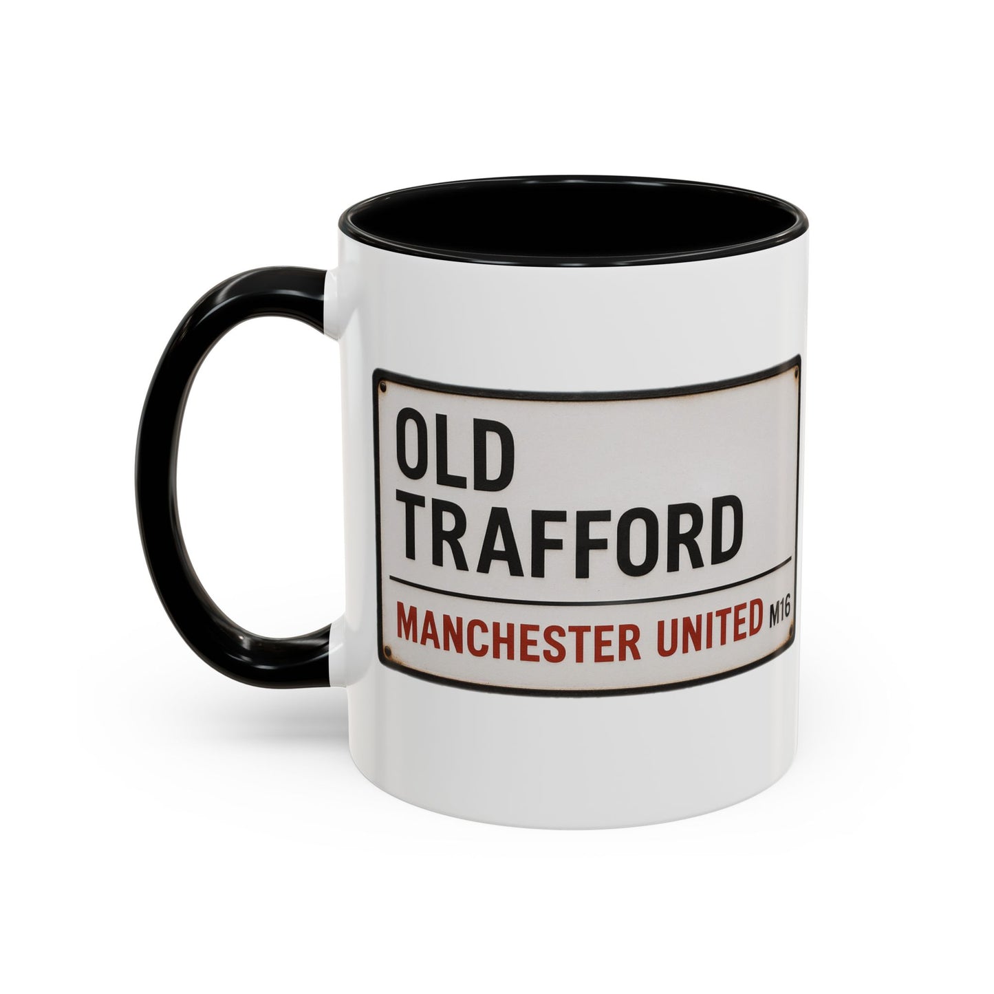 Manchester United Old Trafford Road Sign Mug