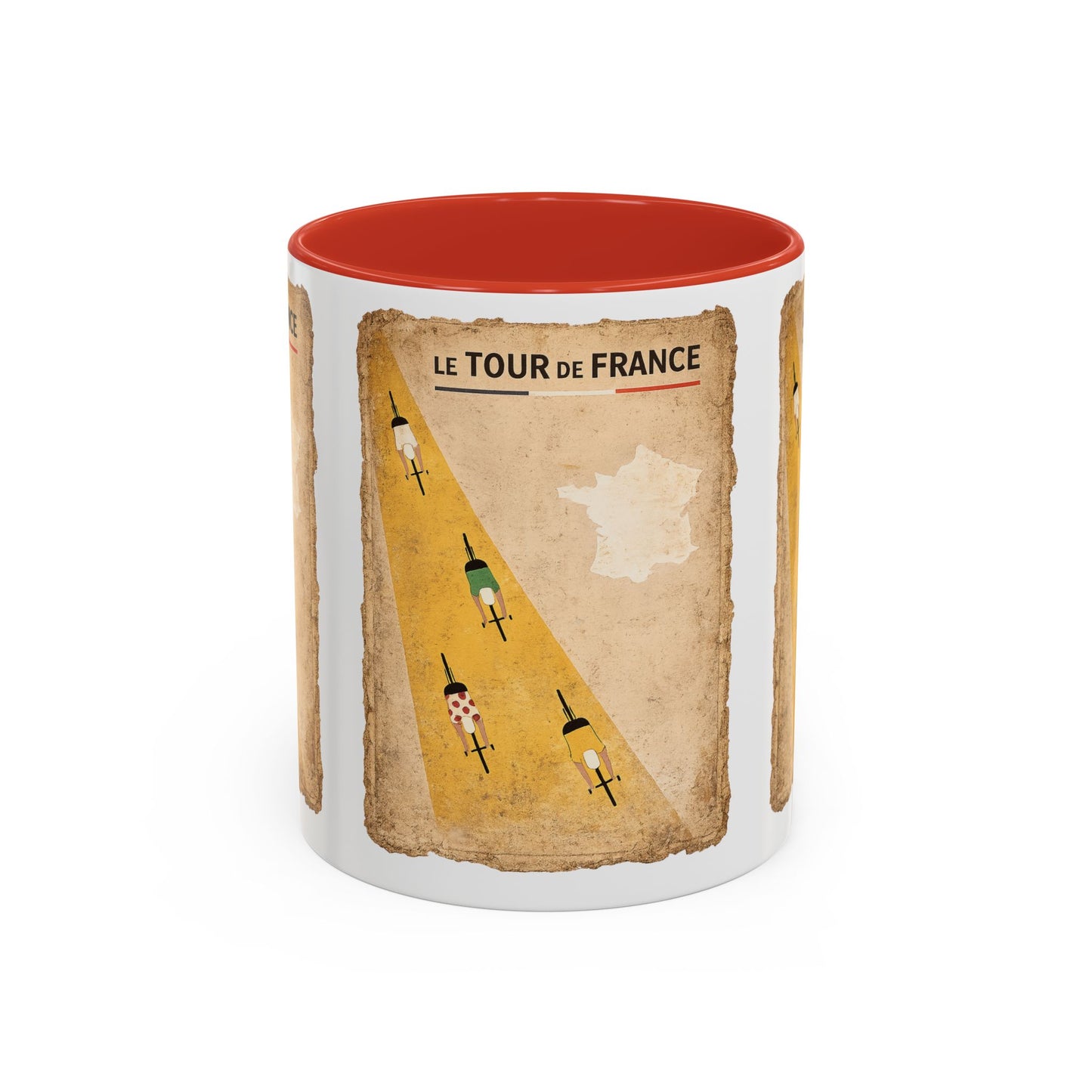 Tour de France Road Accent Coffee Mug (11, 15oz)