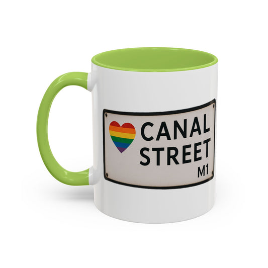 Canal Street Road Sign Mug