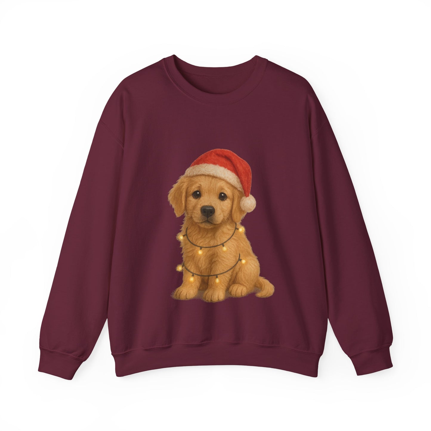 Golden Retriever Puppy Christmas Jumper