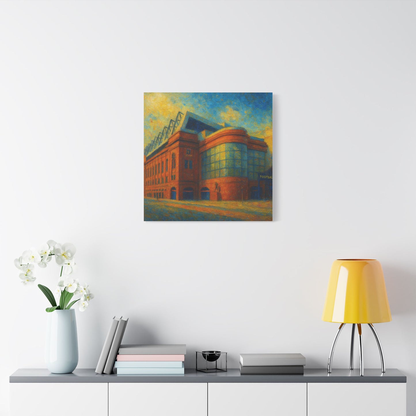 Rangers FC Ibrox Stadium Canvas Wall Art