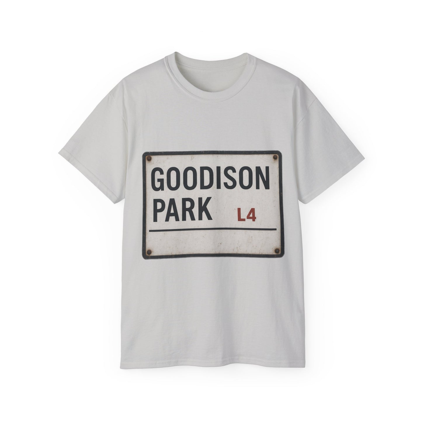 Goodison Park Everton Road Sign T-Shirt
