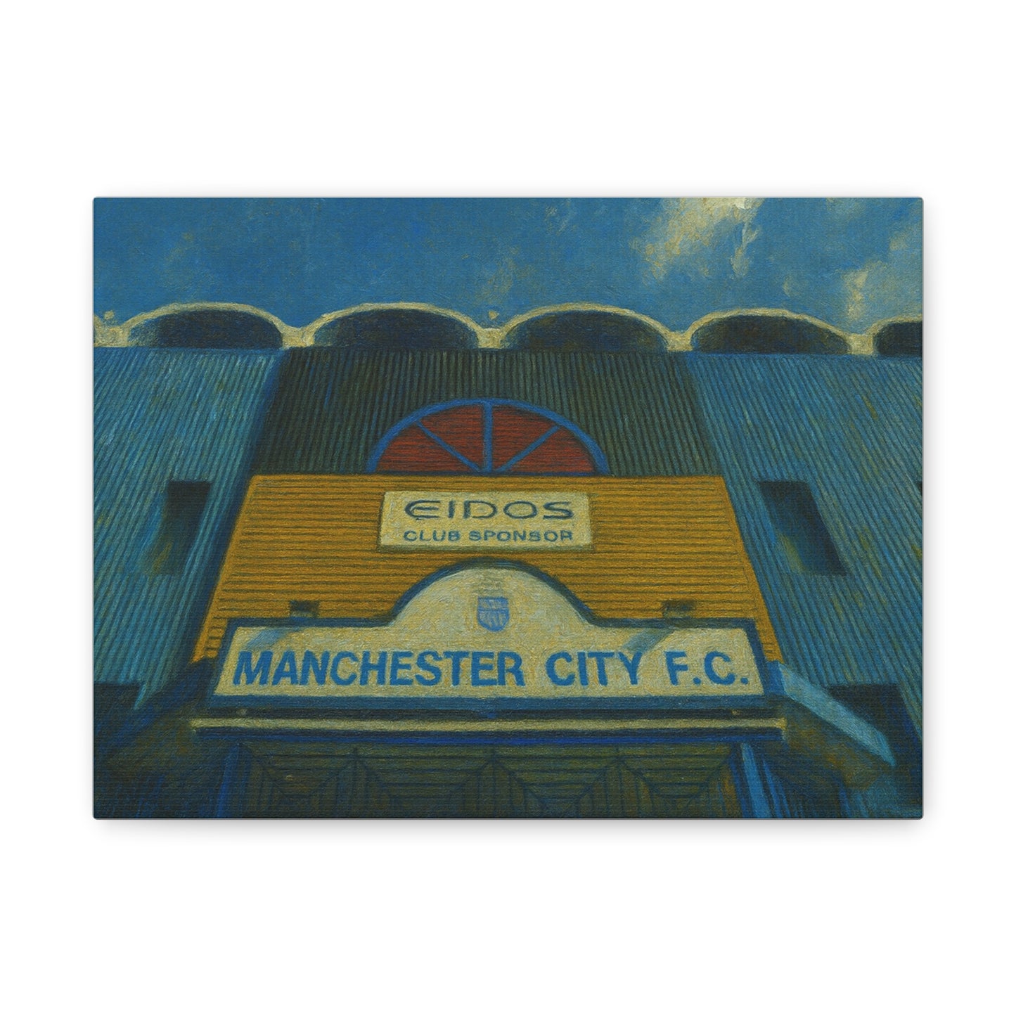 Manchester City F.C. Maine Road Matte Canvas Wall Art