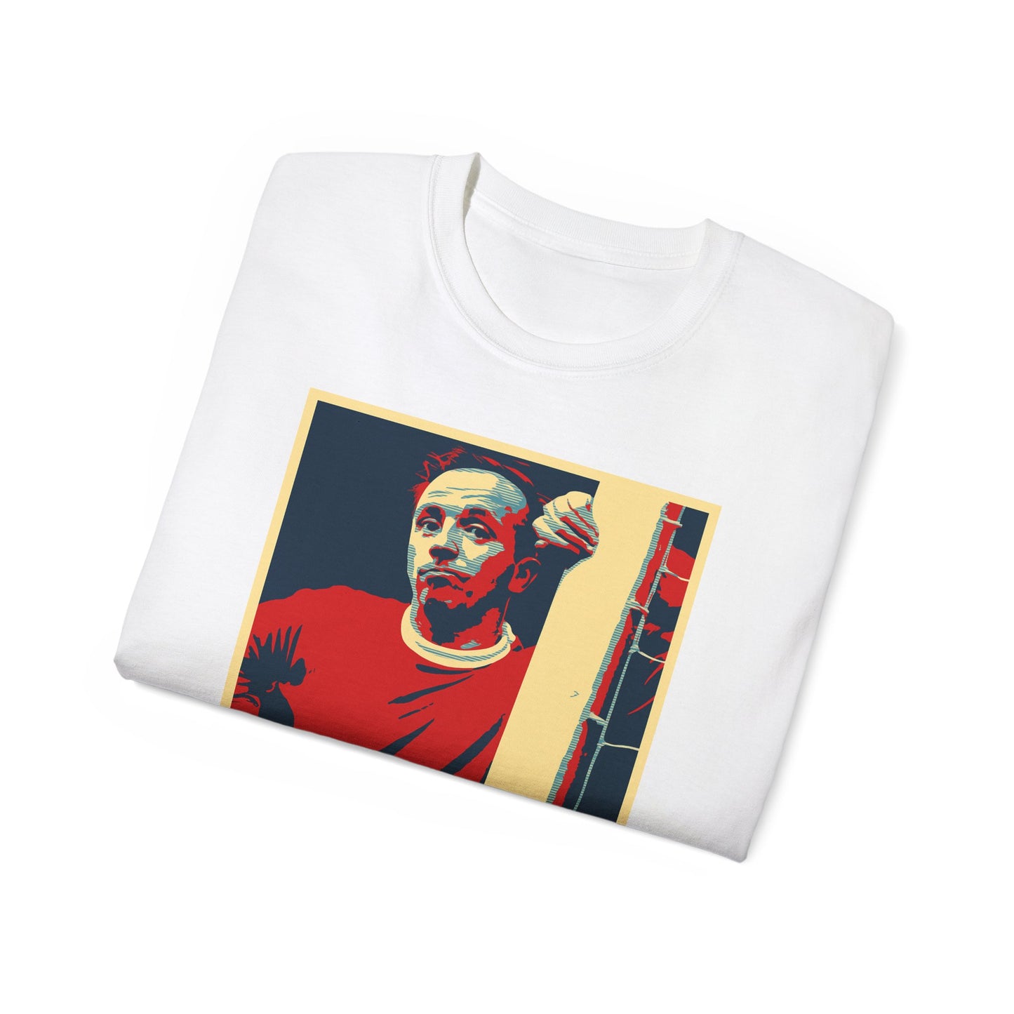 Nobby Stiles Hope Poster T-Shirt - Manchester United