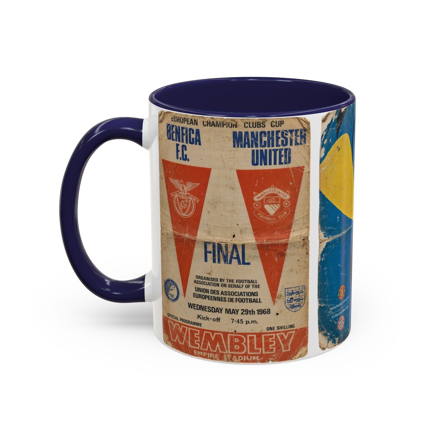Manchester United European Cup Champions League Poster Coffee Mug (11, 15oz)