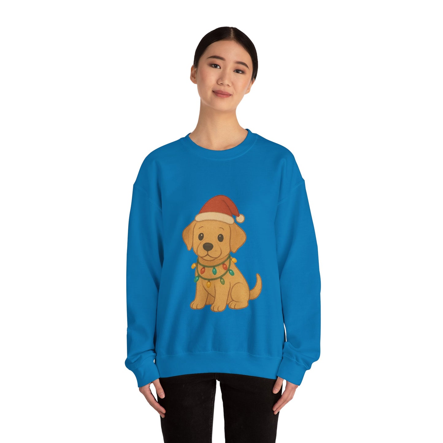Cute Christmas Labrador Puppy Sweatshirt