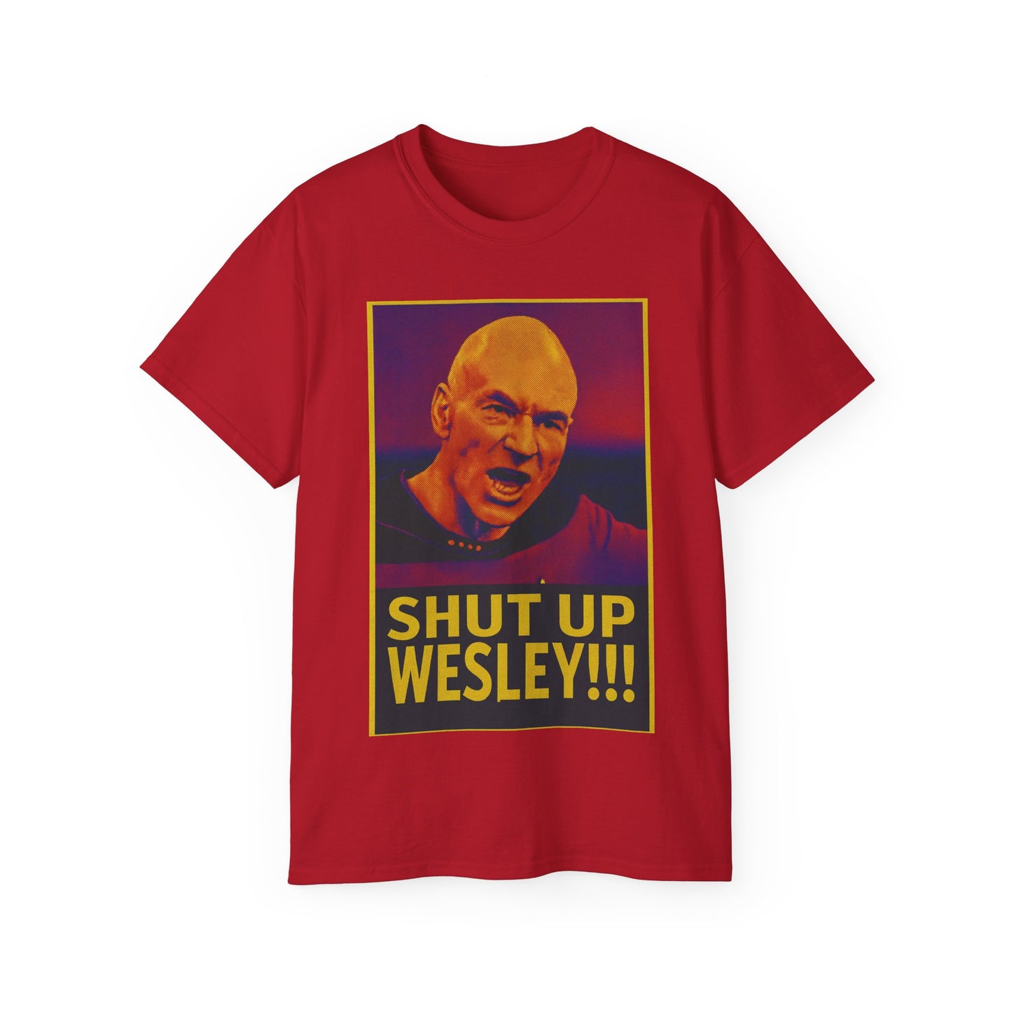 Captain Picard Shut Up Wesley T-Shirt