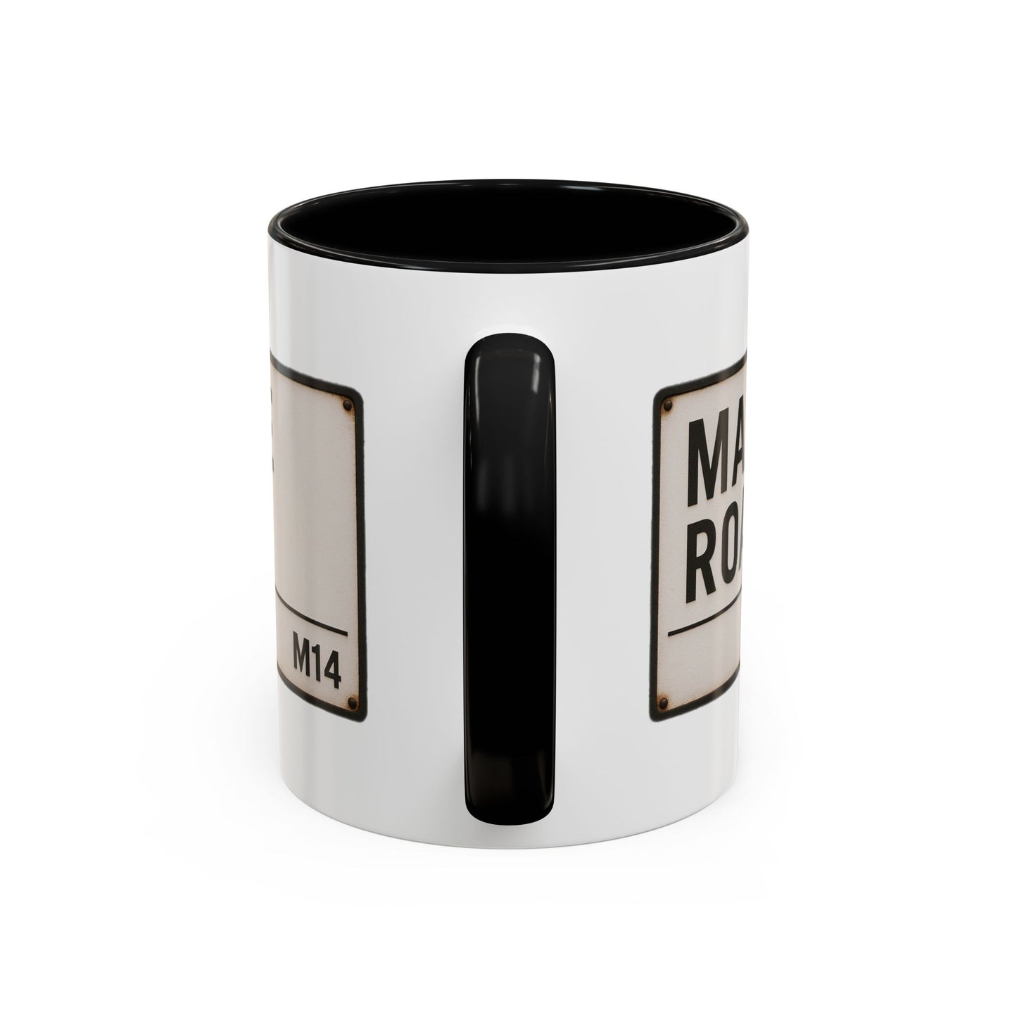 Maine Road Manchester City Road Sign Mug