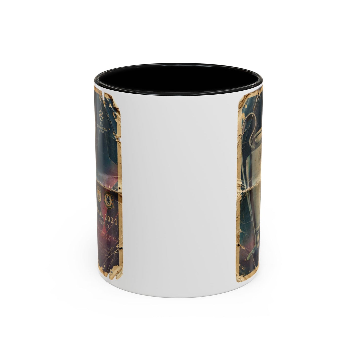 2021 UCL Final Chelsea Manchester City Poster Accent Coffee Mug (11, 15oz)