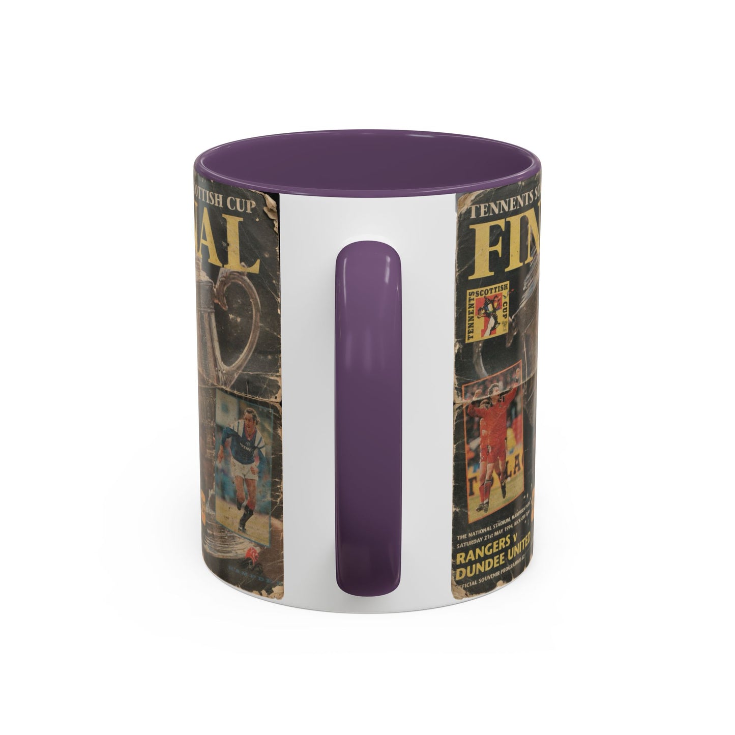 1994 Scottish Challenge Cup Final Dundee United Rangers Programme Poster Accent Coffee Mug (11, 15oz)