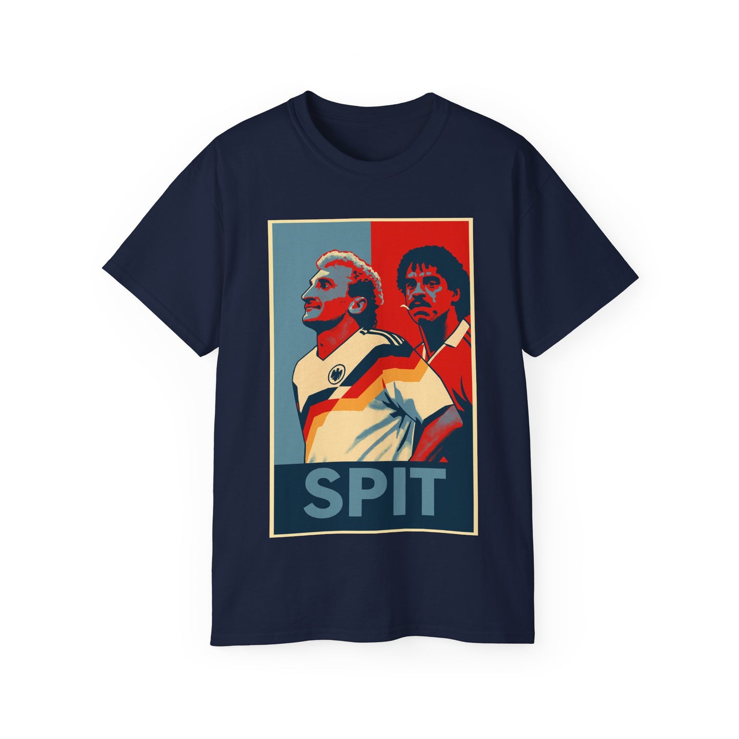 Rudy Voller and Frank Rijkaard Italia 90 Hope Poster T-shirt - Spit