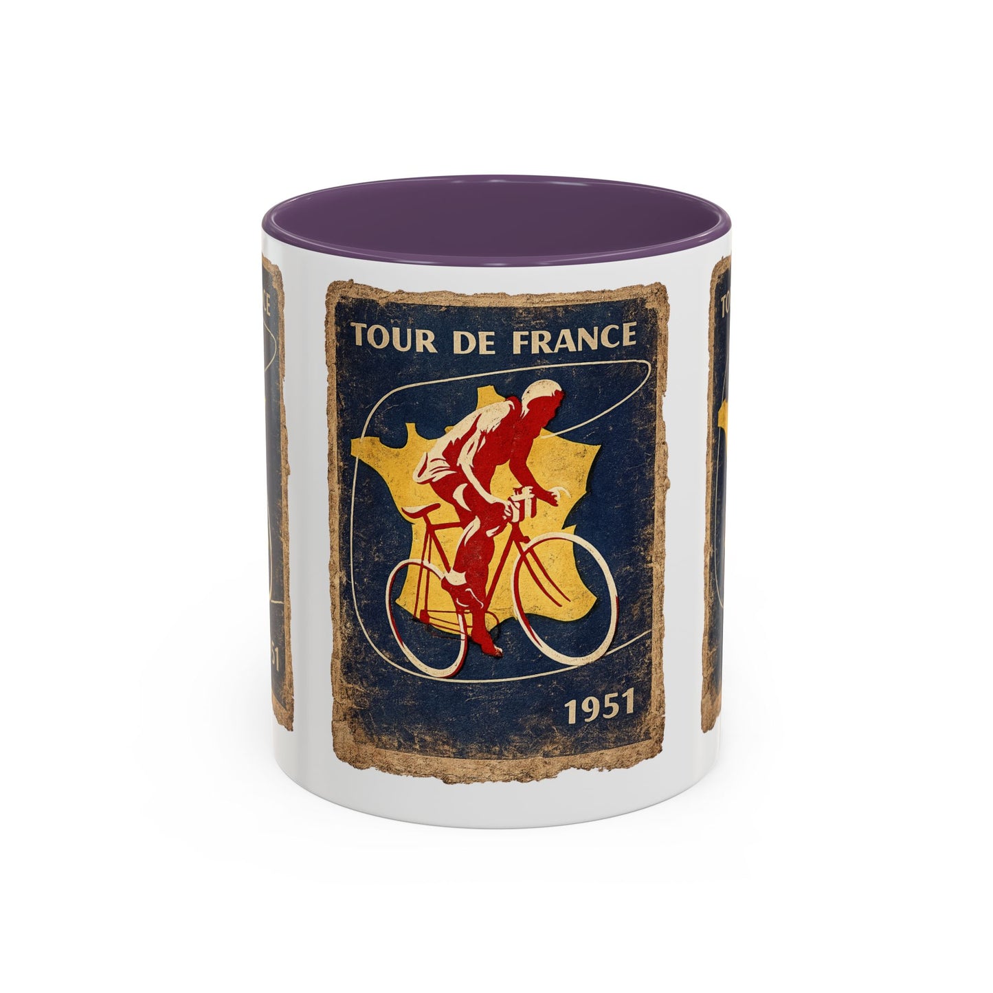 Tour de France 1951 Poster  Coffee Mug (11, 15oz)