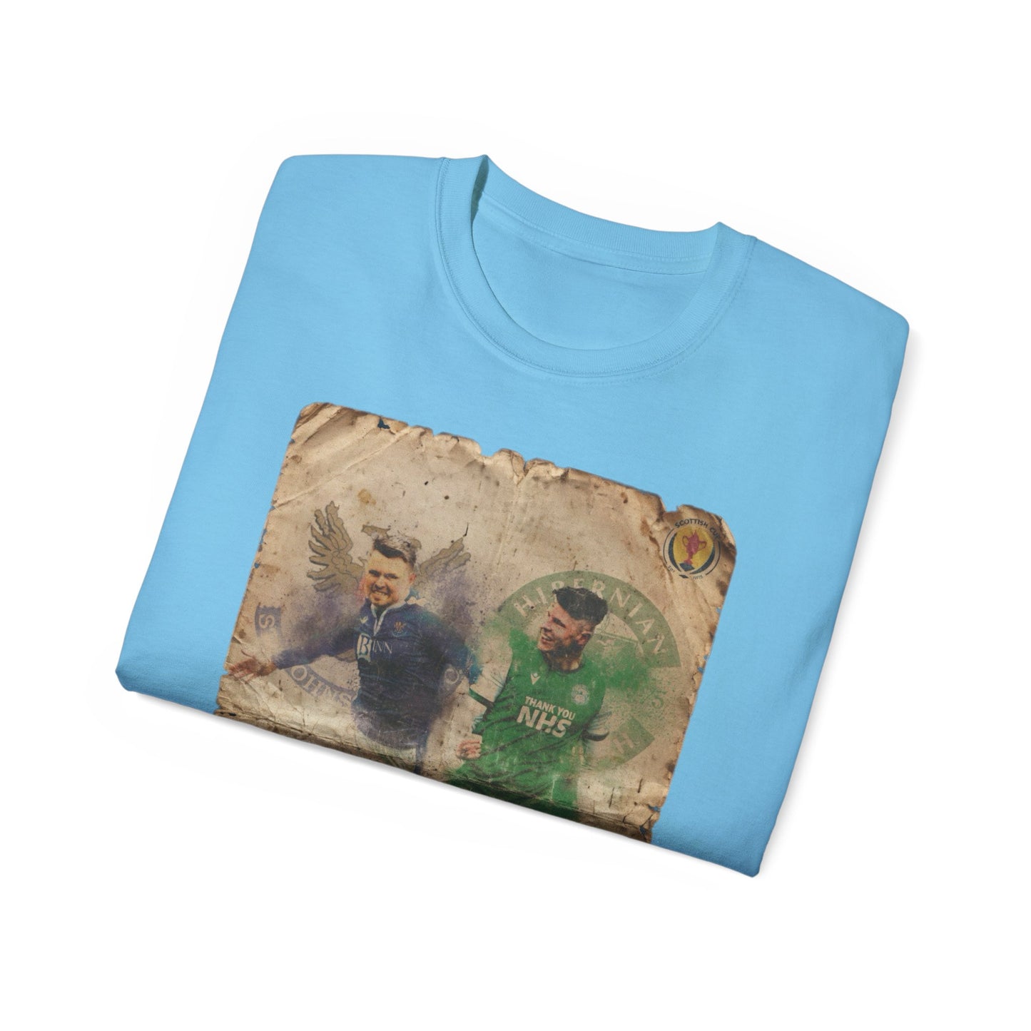 2021 Scottish challenge cup final St Johnstone Hibernian Programme Poster Unisex Ultra Cotton Tee