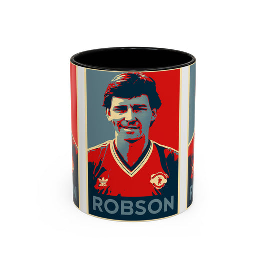 Bryan Robson Hope Poster Mug - Manchester United