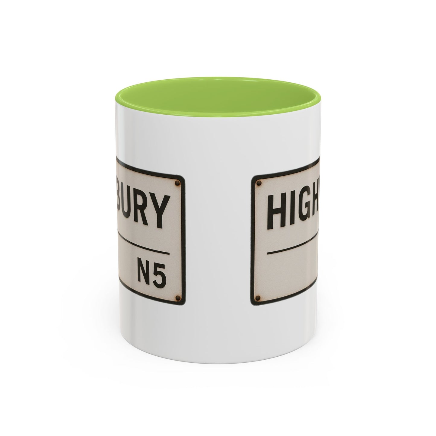 Highbury Arsenal Road Sign Mug