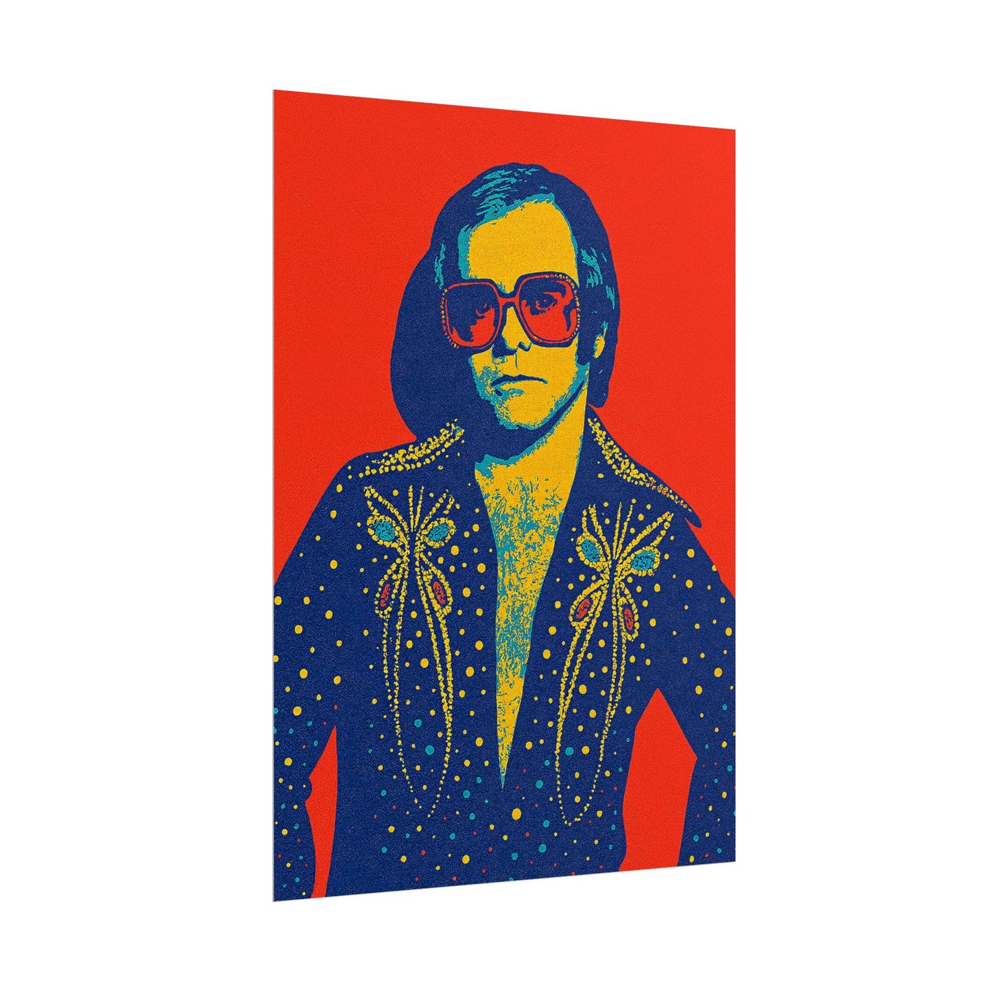 E. John Pop Art Poster