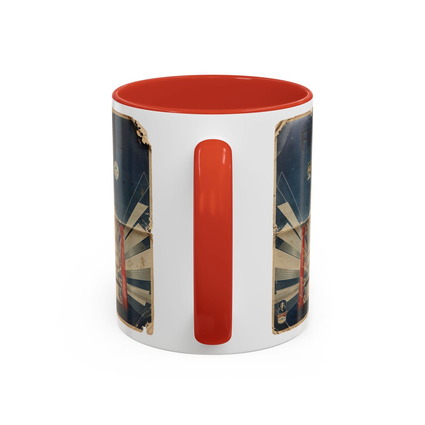 2013 FA Cup Final Manchester City Wigan Athletic Programme Poster Accent Coffee Mug (11, 15oz)
