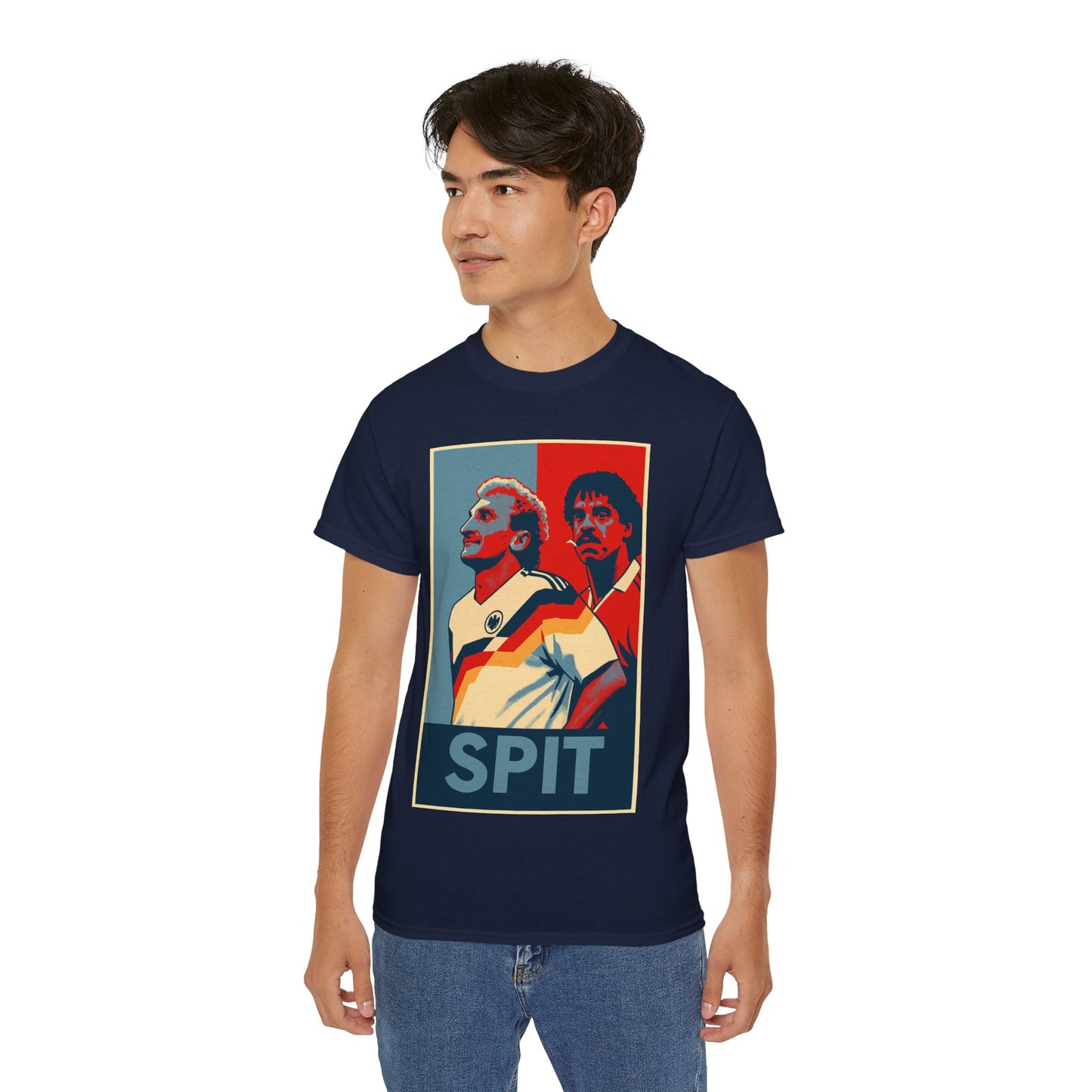 Rudy Voller and Frank Rijkaard Italia 90 Hope Poster T-shirt - Spit