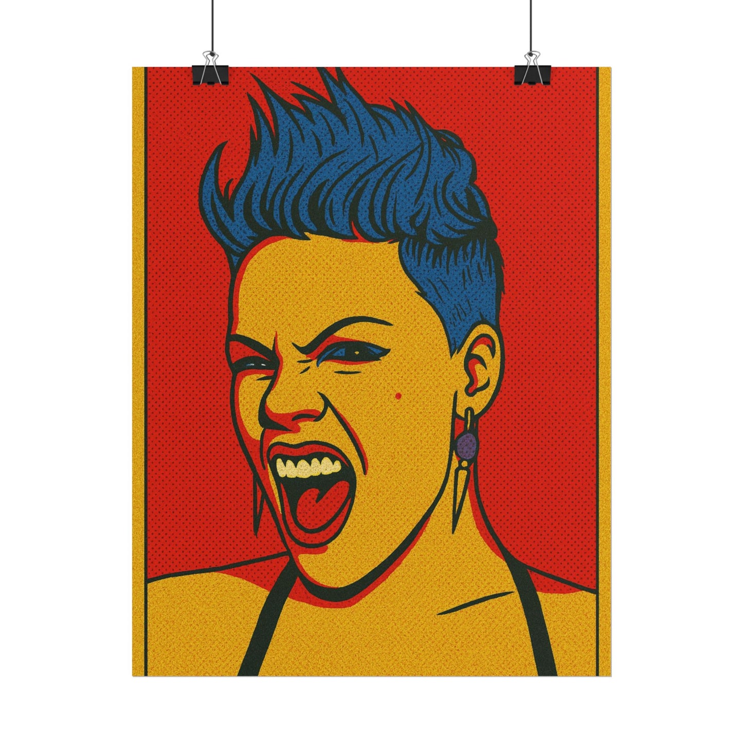 Pink Pop Art Poster